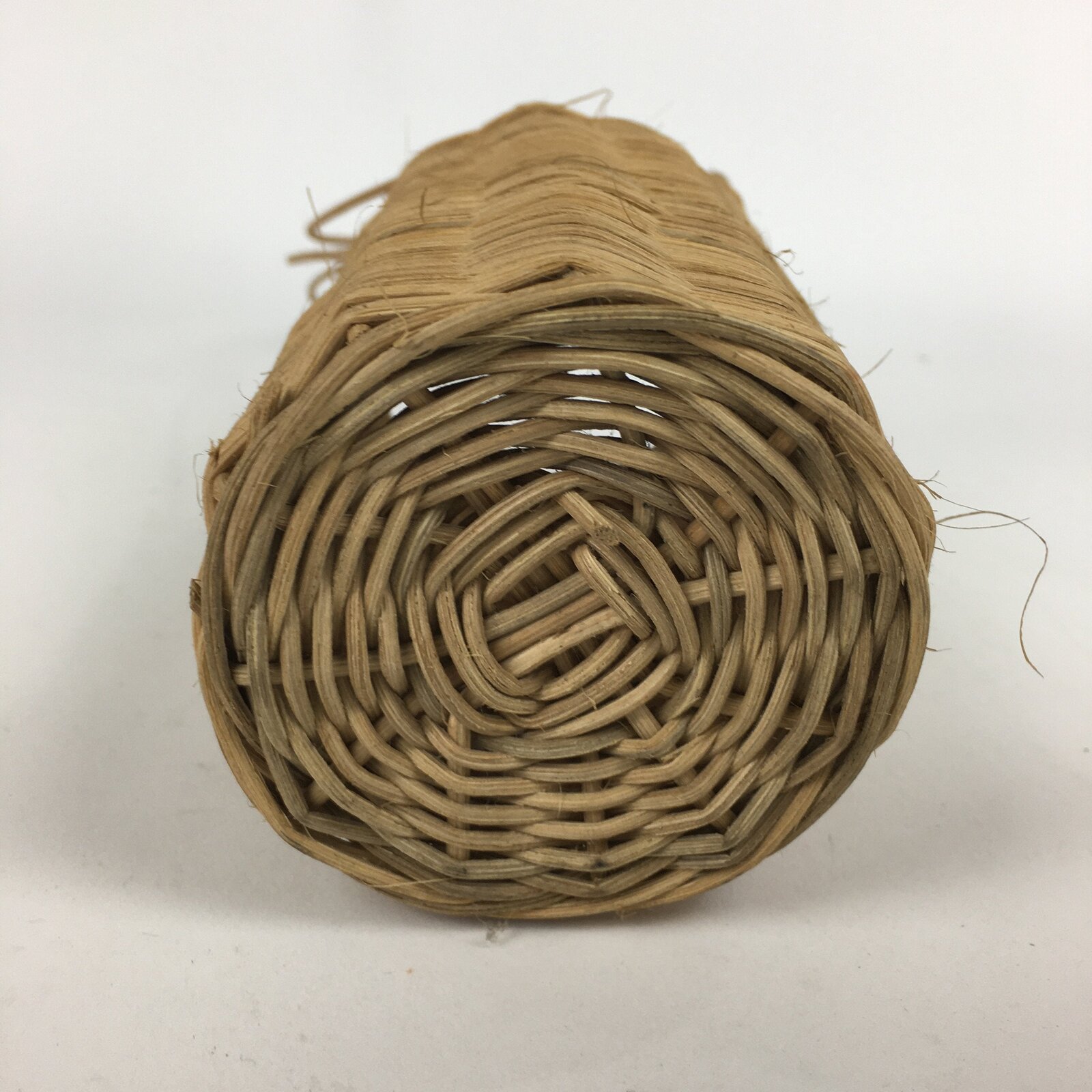 Japanese Bamboo Basket Vtg Ikebana Flower Arrangement Kado Kago B166