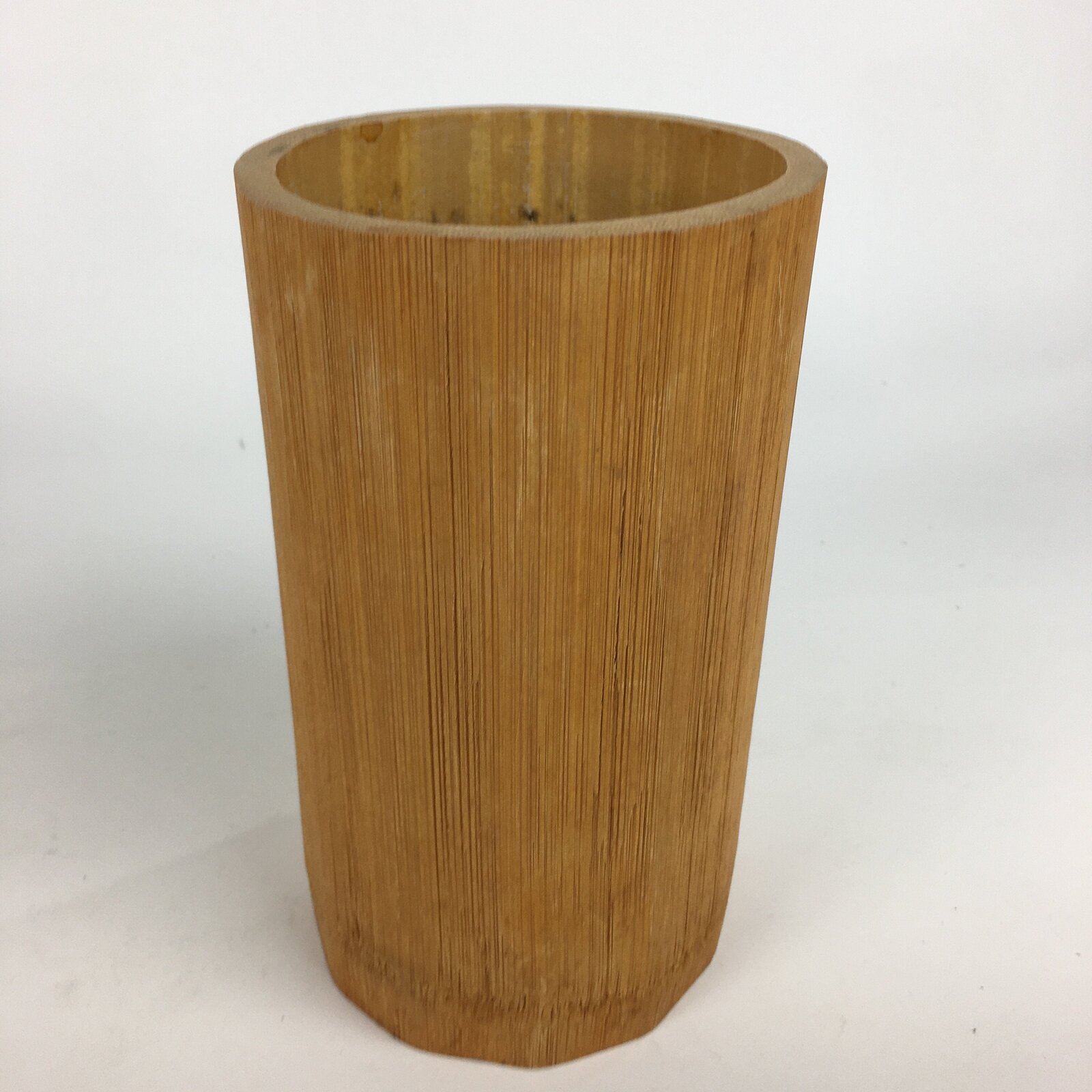 Japanese Bamboo Basket Vtg Ikebana Flower Arrangement Vase Kado Kago B171