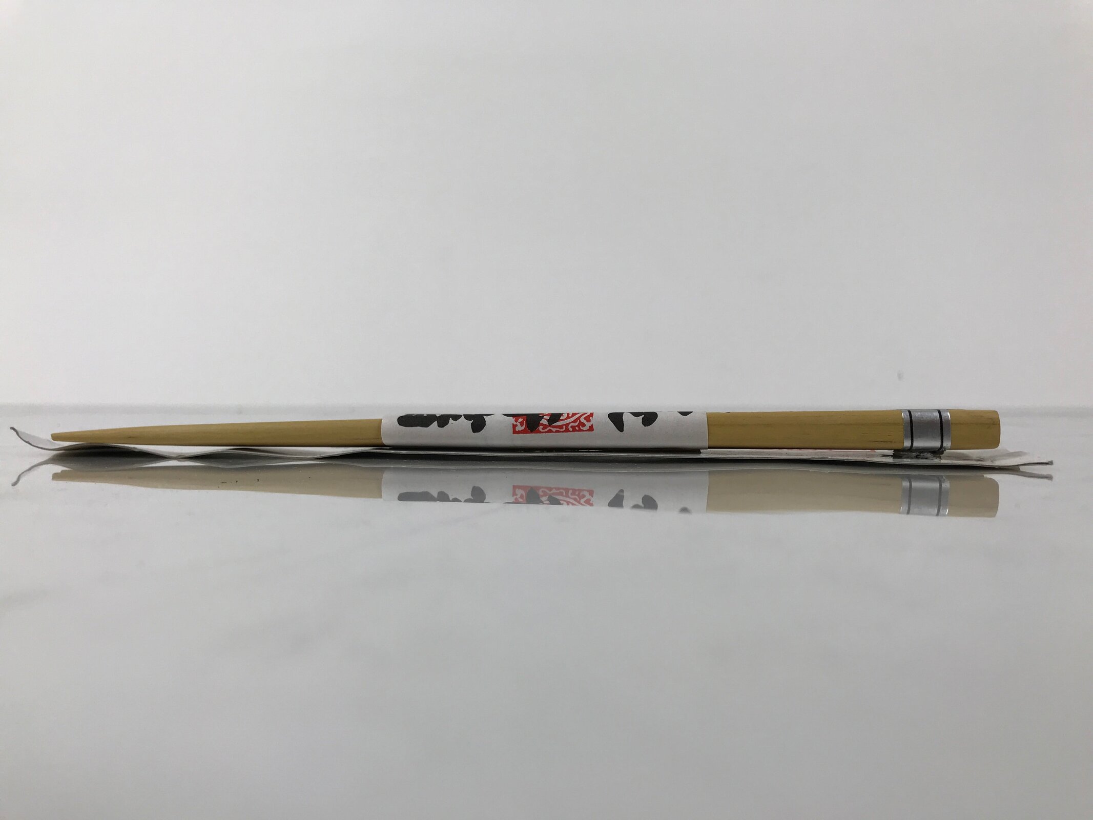 Japanese Bamboo Chopstick Pair Vtg Unused Good Fortune Amulet Longevity JK910