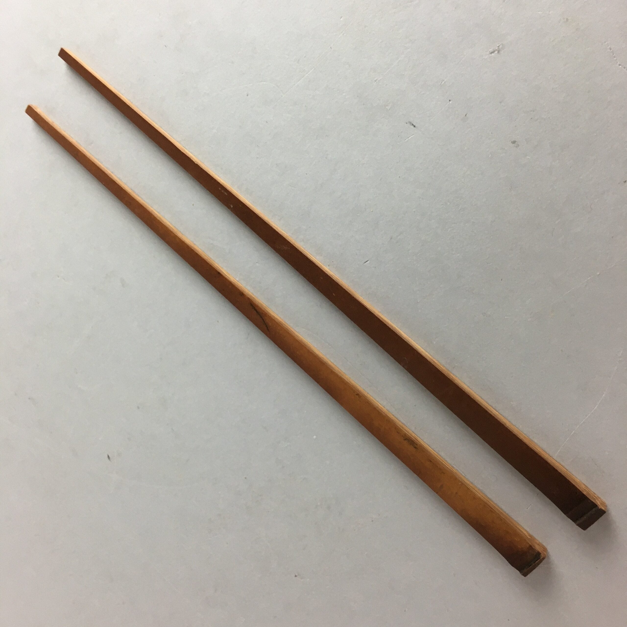 Japanese Bamboo Chopsticks 1 Pair Vtg Hashi Reusable Tableware Brown J844