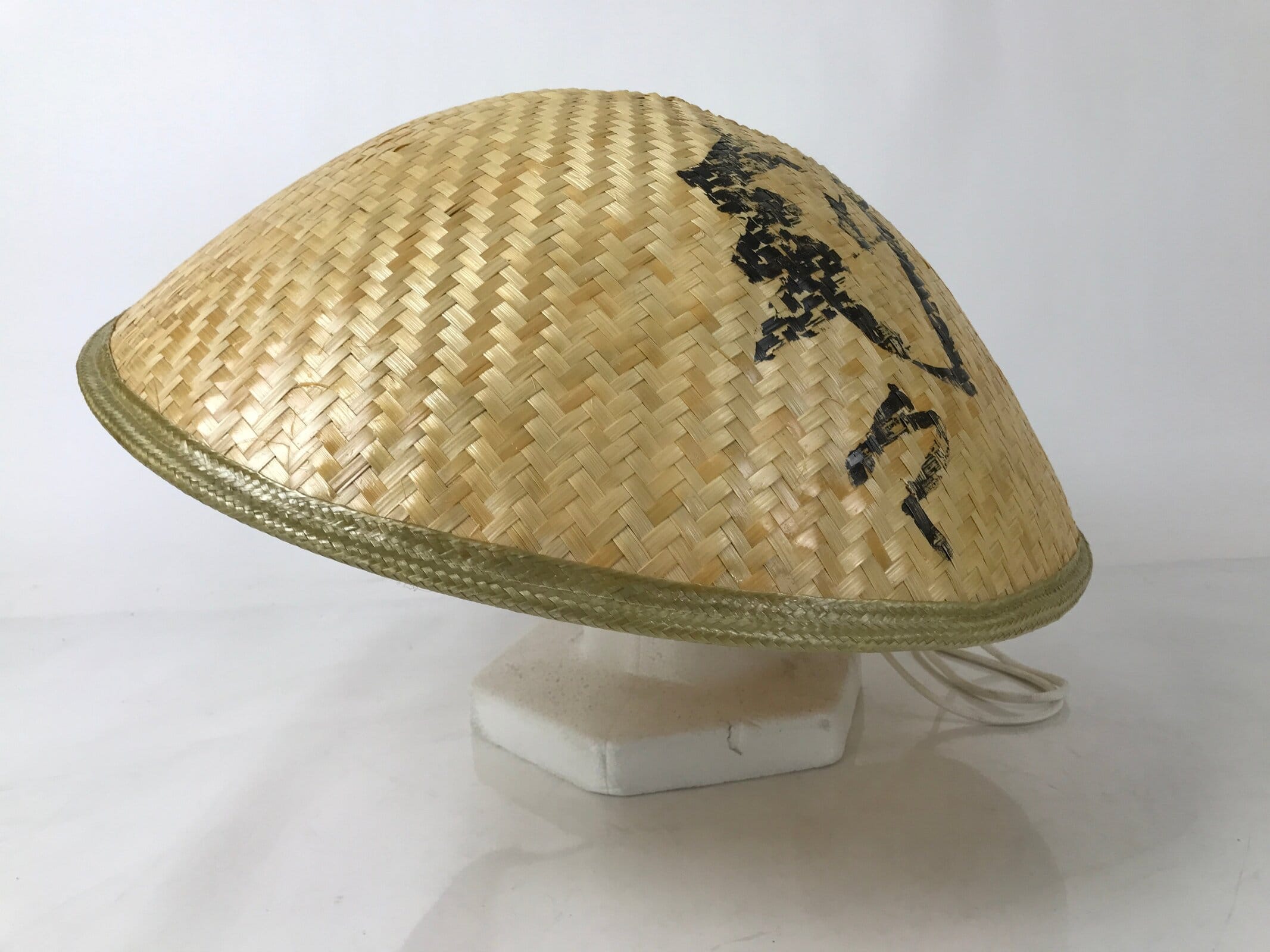 Japanese Bamboo Henro Kasa Hat Sugegasa Vtg Pilgrimage Sun Protection B248