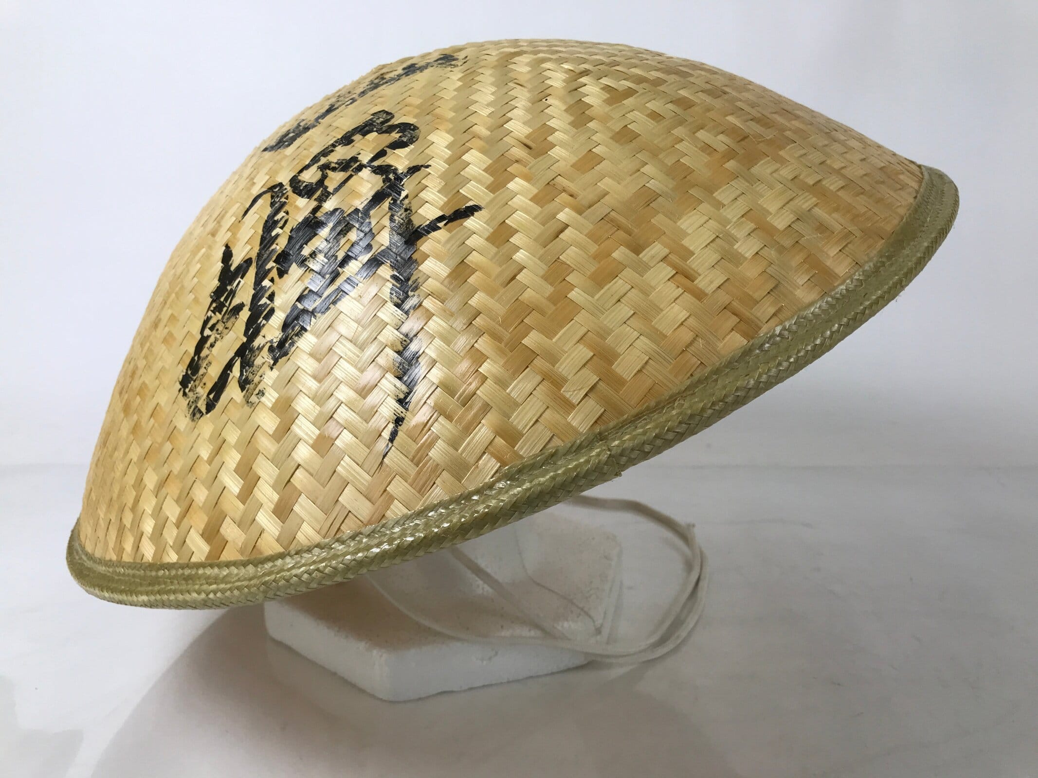 Japanese Bamboo Henro Kasa Hat Sugegasa Vtg Pilgrimage Sun Protection B248
