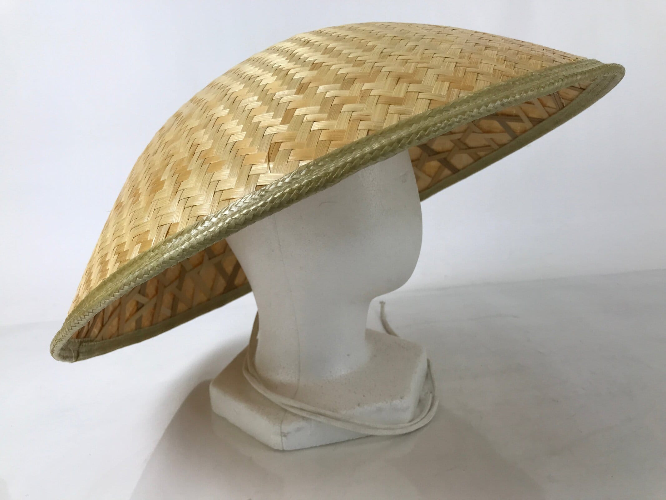 Japanese Bamboo Henro Kasa Hat Sugegasa Vtg Pilgrimage Sun Protection B248