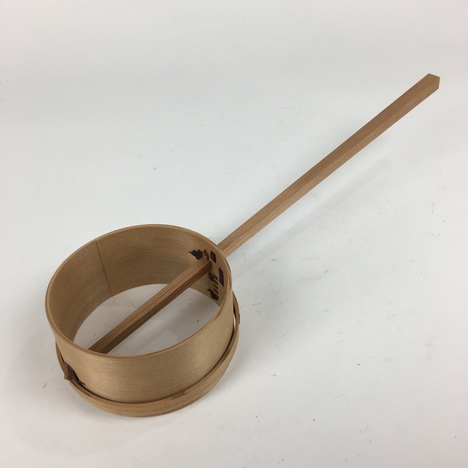 Japanese Bamboo Water Strainer Tea Ceremony Vtg Mizukoshi Hishaku TG167