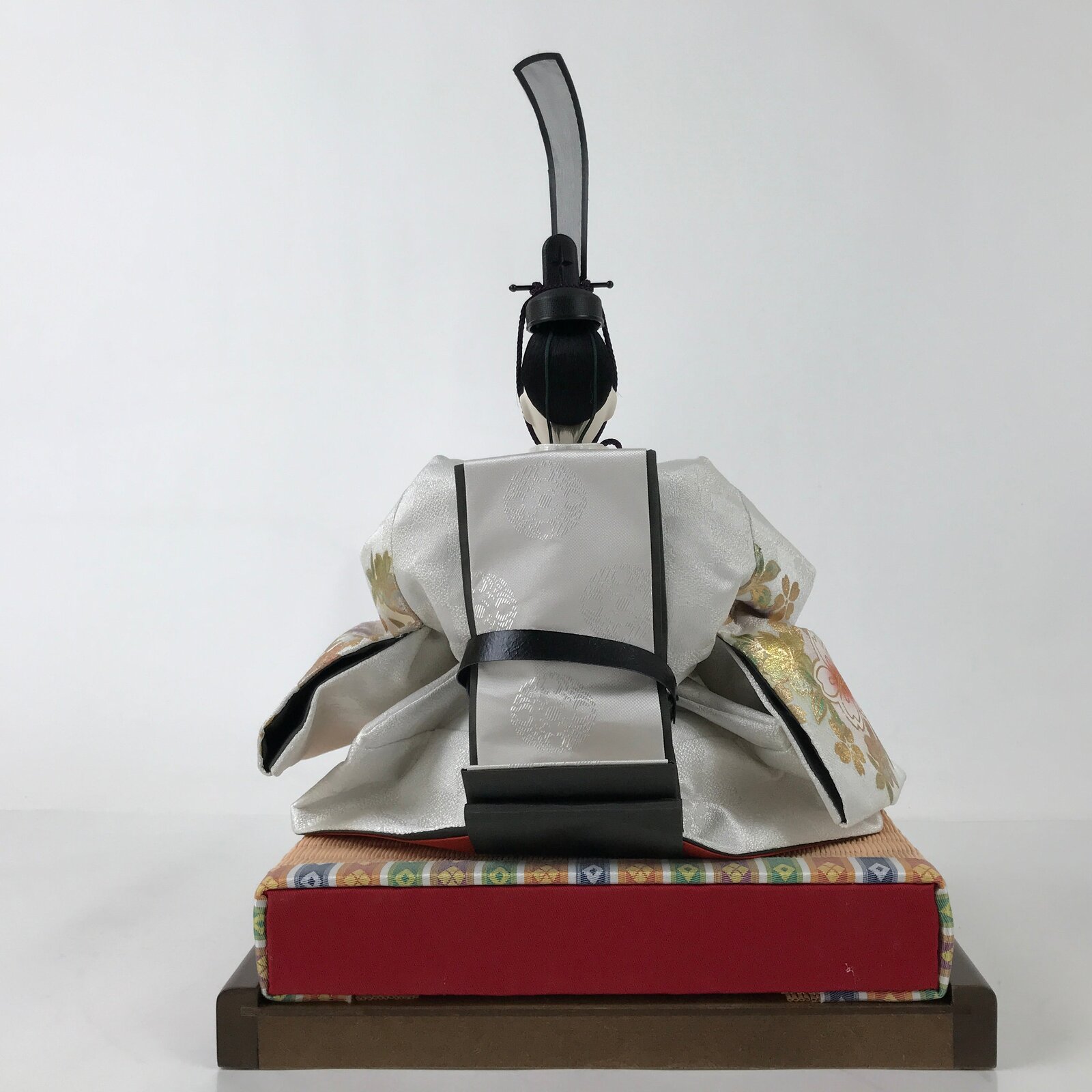 Japanese Big Hina Doll Ningyo Prince Vtg Girl's Day Ohinasama Matsuri Silk ID601