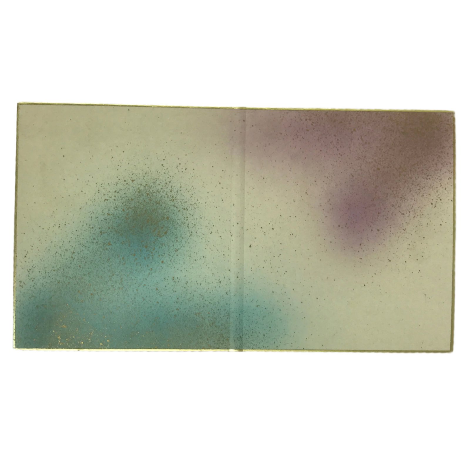 Japanese Blank Folding Shikishi Art Board Purple Blue Gold Fleck Design A741
