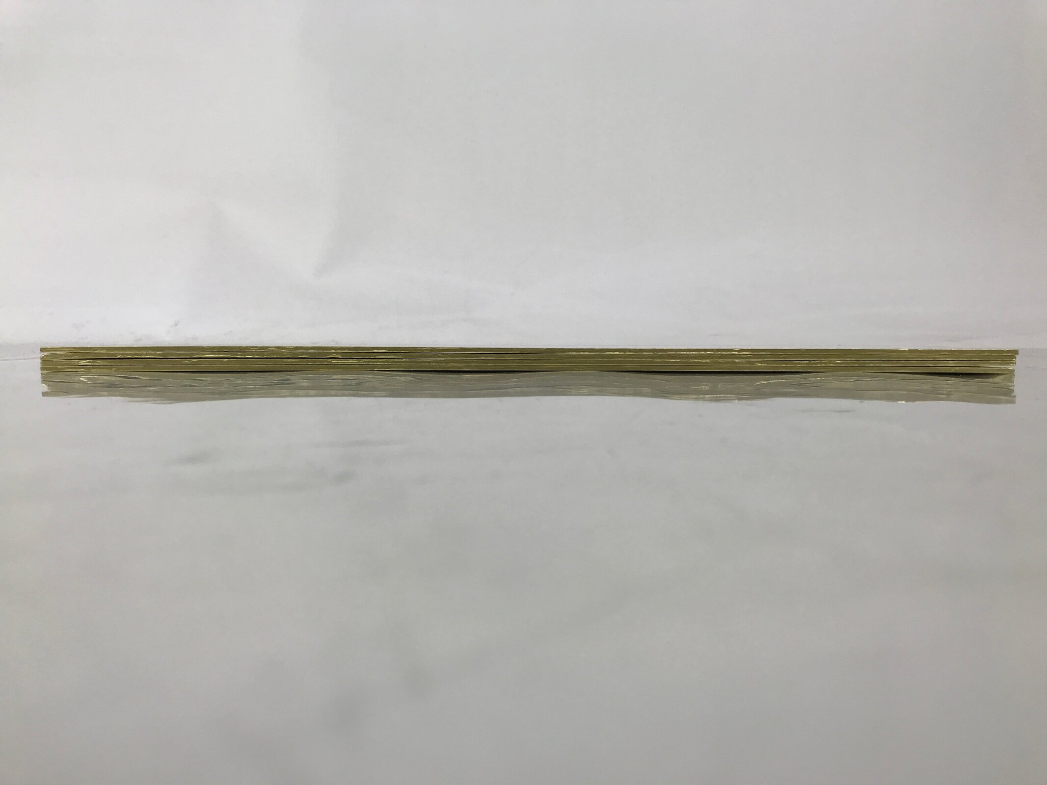 Japanese Blank Tanzaku Shikishi Art Board Set Vtg 4pcs White Gold Border A747