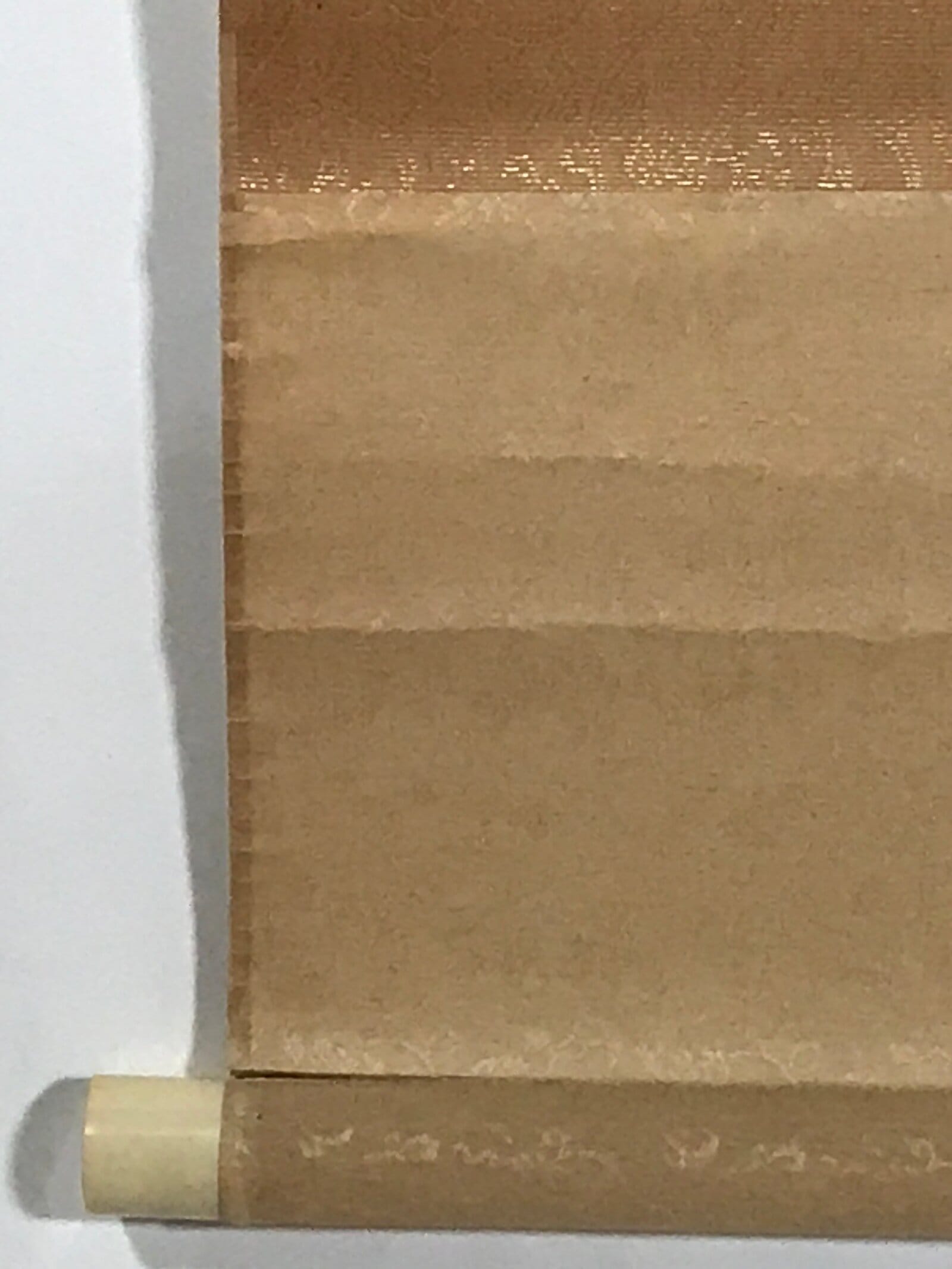 Japanese Boxed Hanging Scroll Kakejiku Vtg River Boat House Mountain Color KJ156