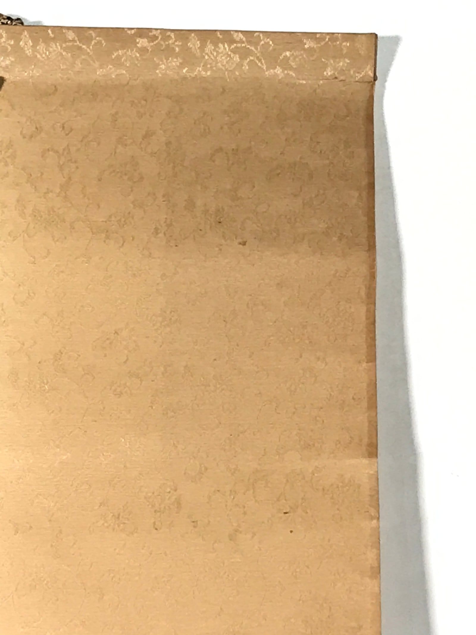 Japanese Boxed Hanging Scroll Kakejiku Vtg River Boat House Mountain Color KJ156