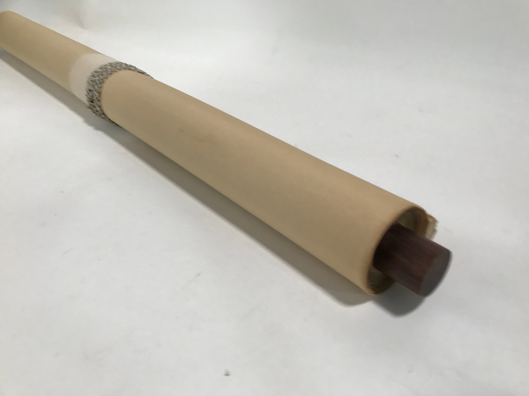 Japanese Boxed Hanging Scroll Vtg Samurai Horse Mount Fuji Color Kakejiku KJ38