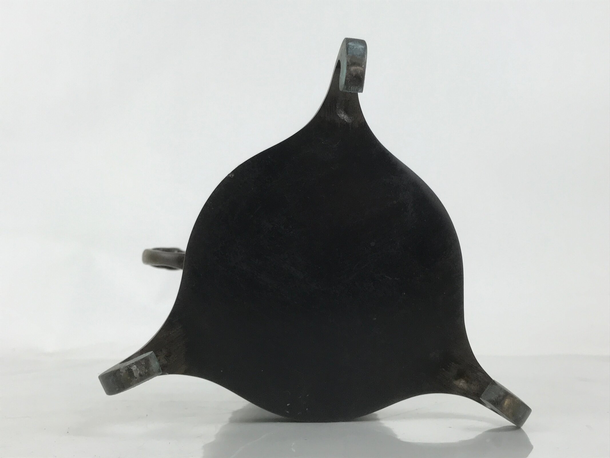 Japanese Bronze Usubata Flower Vase Vtg Ikebana Arrangement 2pc Kabin UB59