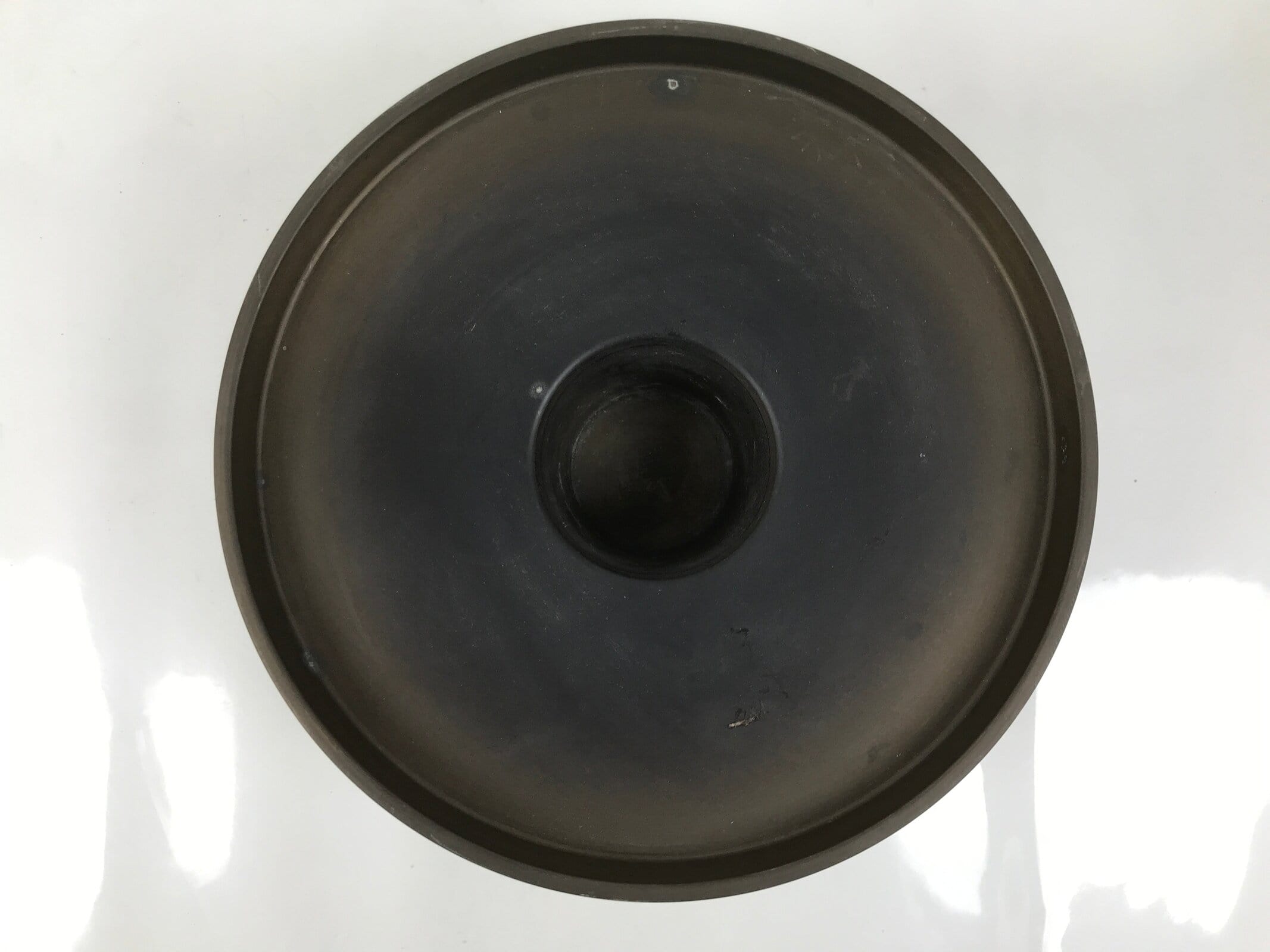 Japanese Bronze Usubata Flower Vase Vtg Ikebana Arrangement 2pc Kabin UB59