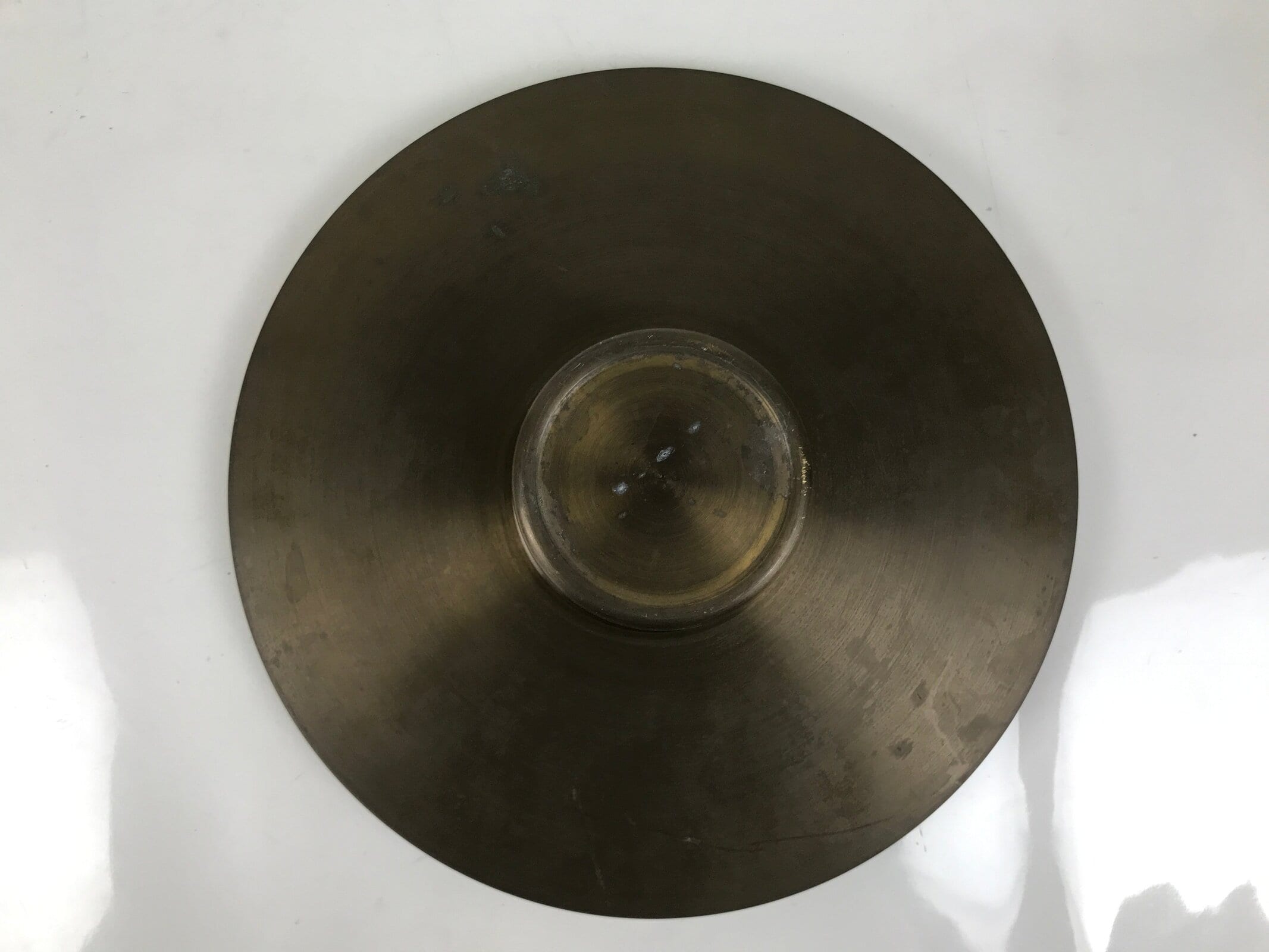 Japanese Bronze Usubata Flower Vase Vtg Ikebana Arrangement 2pc Kabin UB59