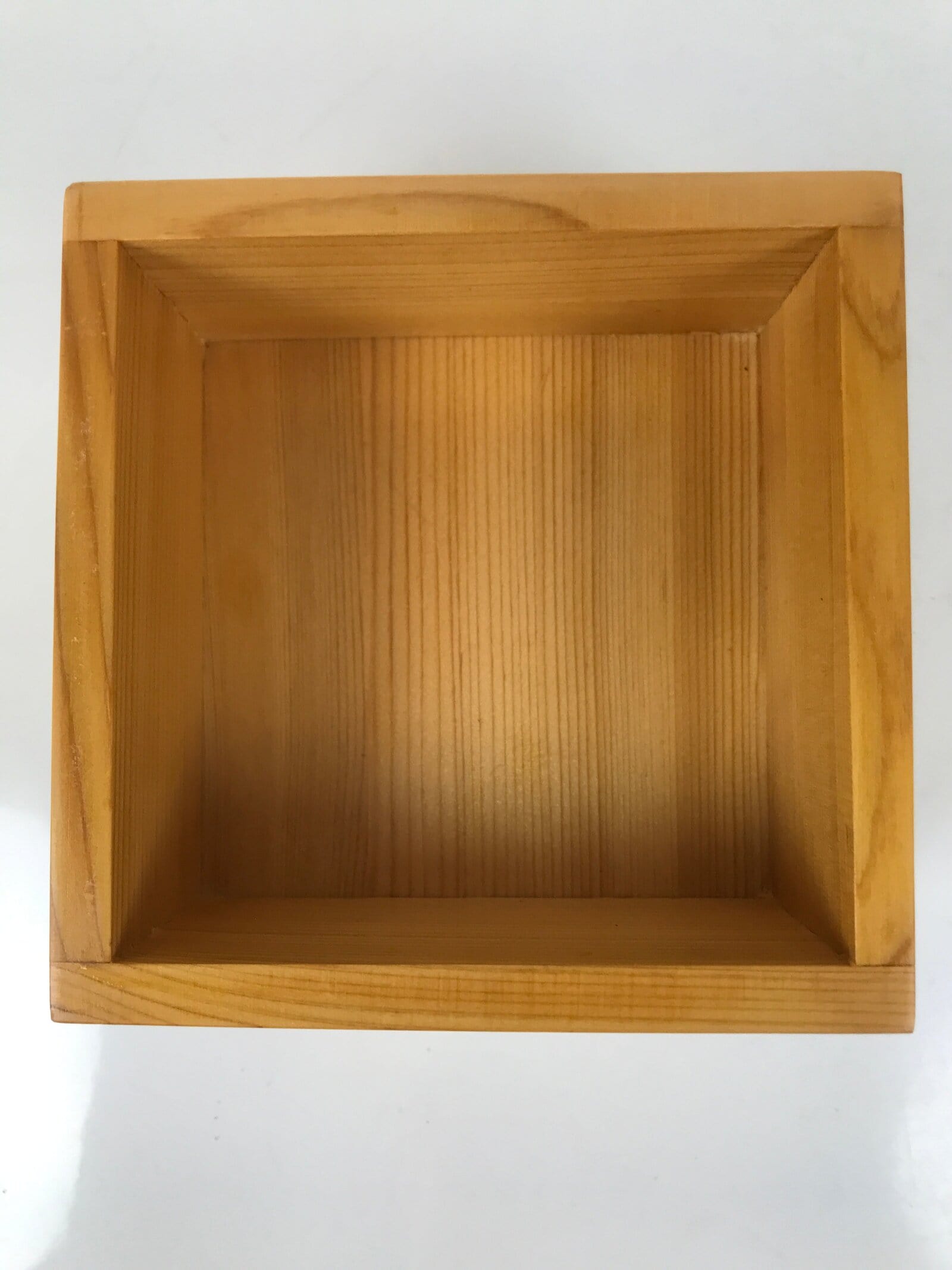 Japanese Brushed Lacquer Lidded Wooden Box Dish Vtg Kaiseki Meal Brown L412