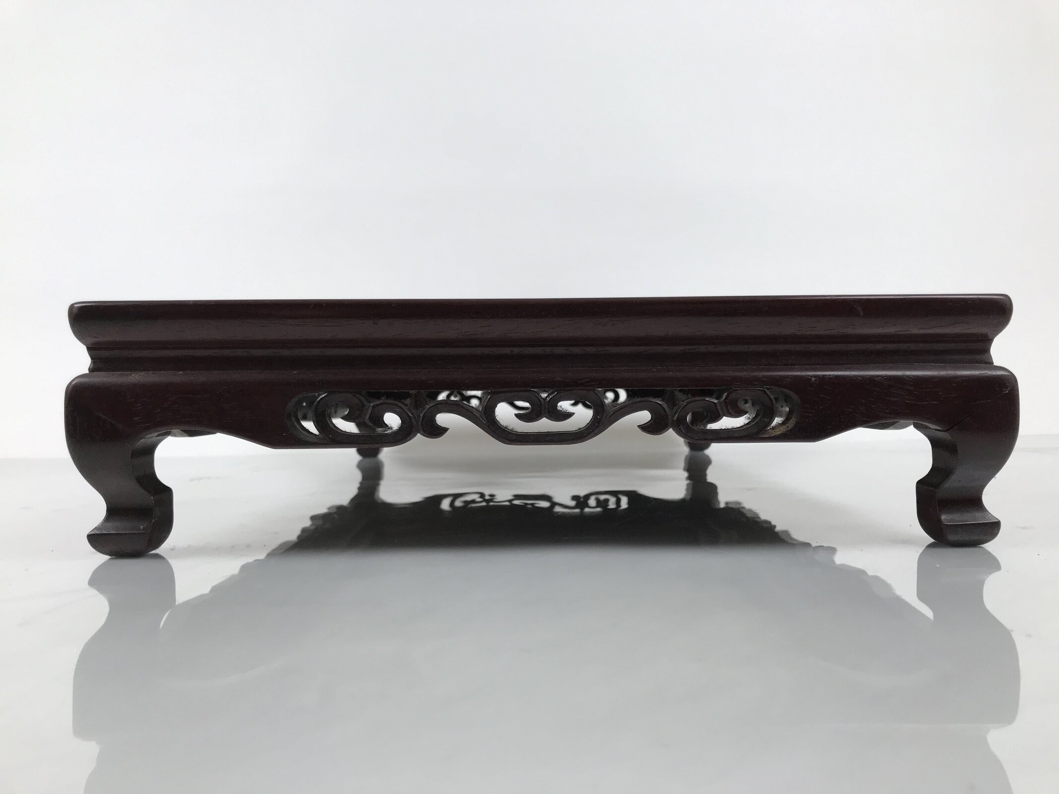 Japanese Brushed Lacquer Wooden Flower Vase Stand Vtg Kadai Ikebana Bonsai WT576