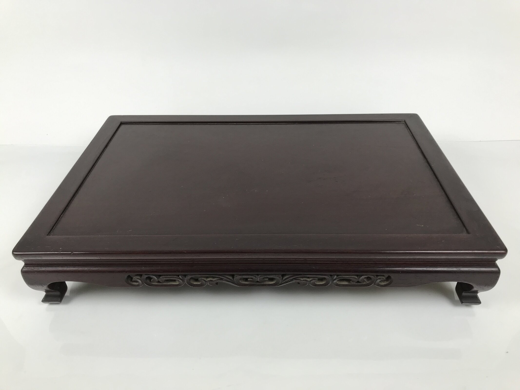 Japanese Brushed Lacquer Wooden Flower Vase Stand Vtg Kadai Ikebana Bonsai WT576