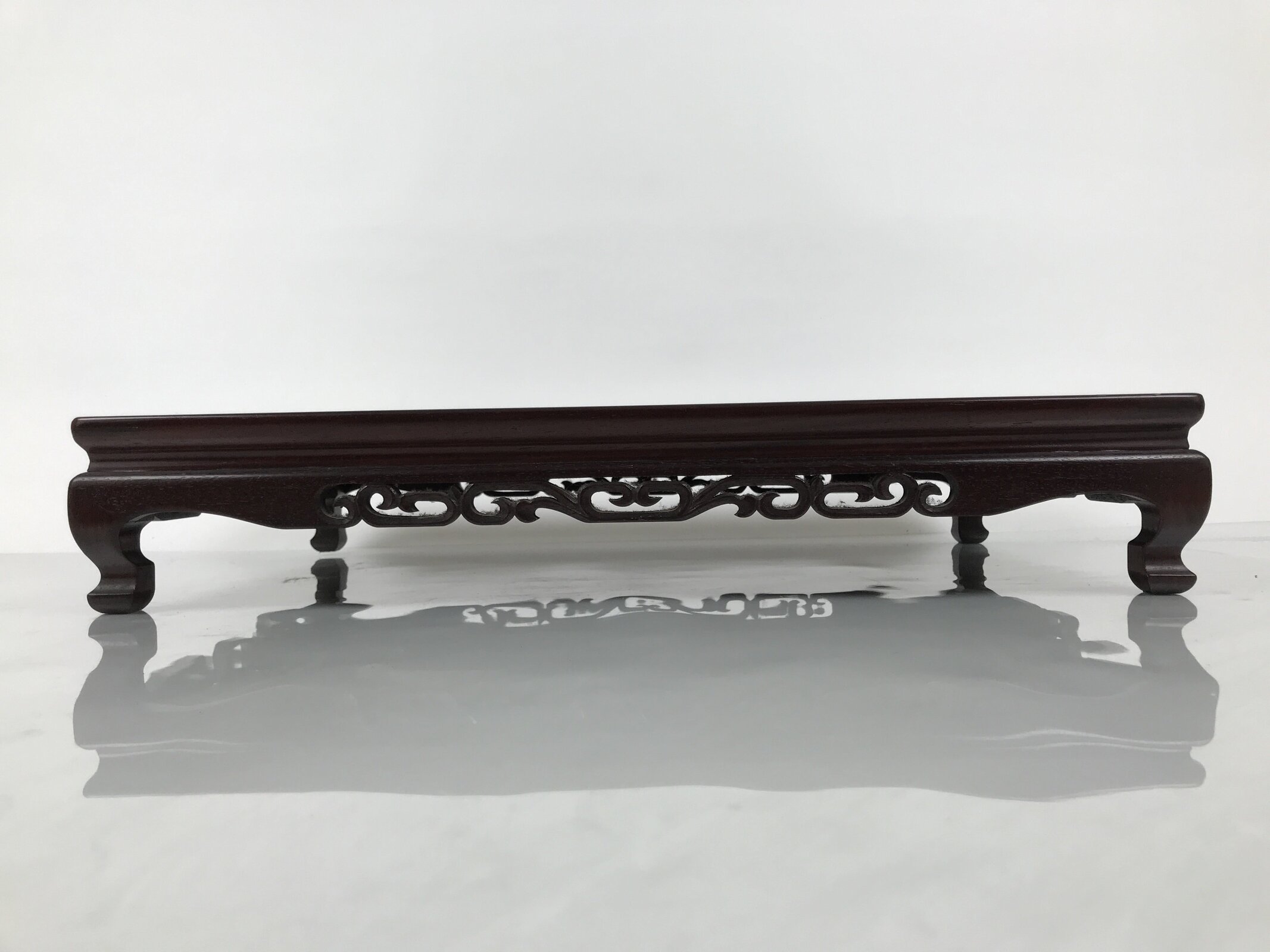 Japanese Brushed Lacquer Wooden Flower Vase Stand Vtg Kadai Ikebana Bonsai WT576