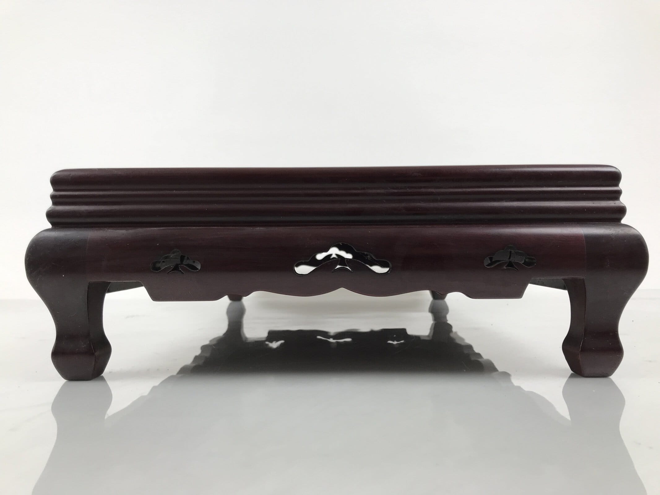 Japanese Brushed Lacquer Wooden Flower Vase Stand Vtg Kadai Ikebana Bonsai WT577