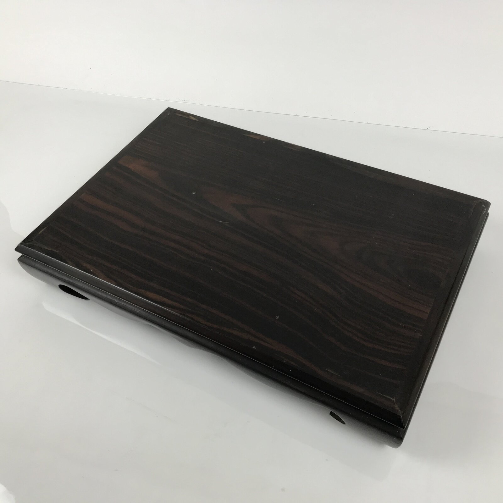 Japanese Brushed Lacquer Wooden Flower Vase Stand Vtg Kadai Ikebana Bonsai WT583