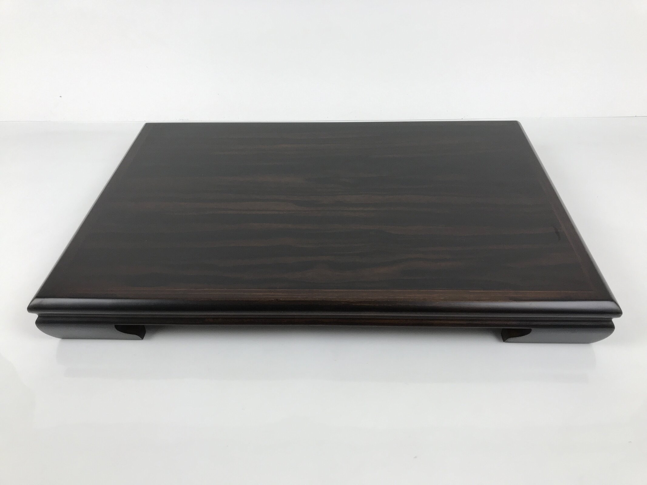 Japanese Brushed Lacquer Wooden Flower Vase Stand Vtg Kadai Ikebana Bonsai WT584