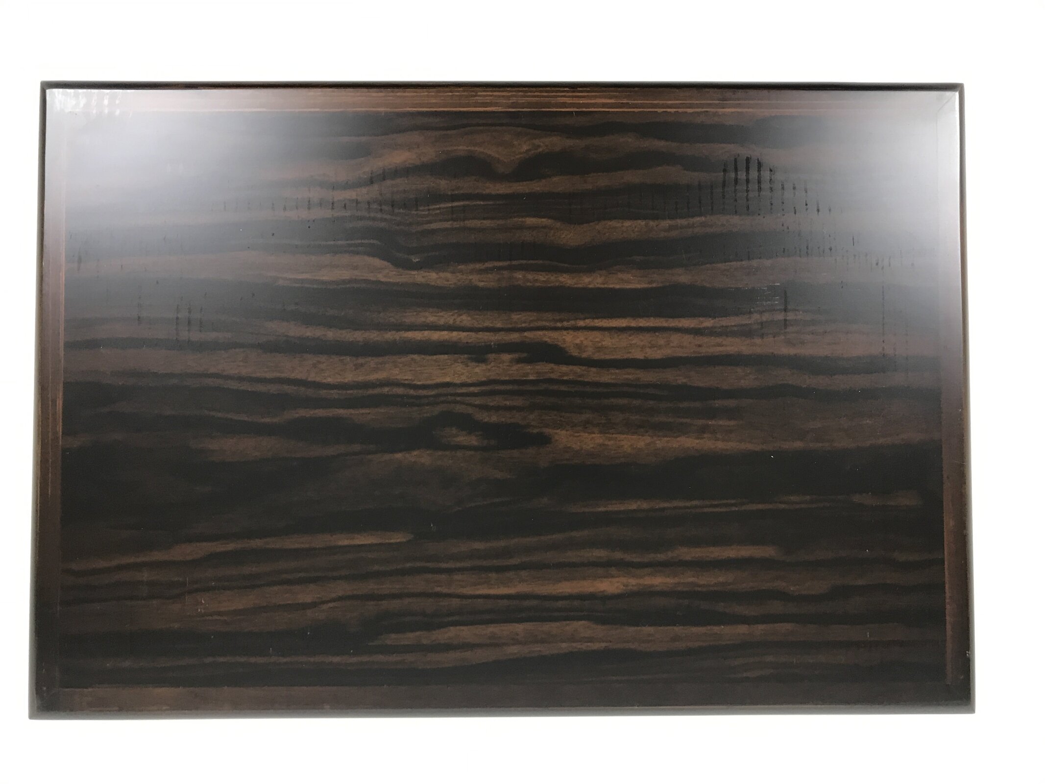 Japanese Brushed Lacquer Wooden Flower Vase Stand Vtg Kadai Ikebana Bonsai WT584