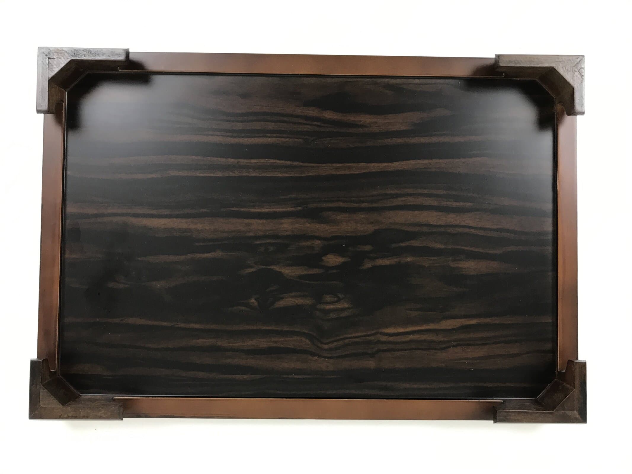 Japanese Brushed Lacquer Wooden Flower Vase Stand Vtg Kadai Ikebana Bonsai WT584