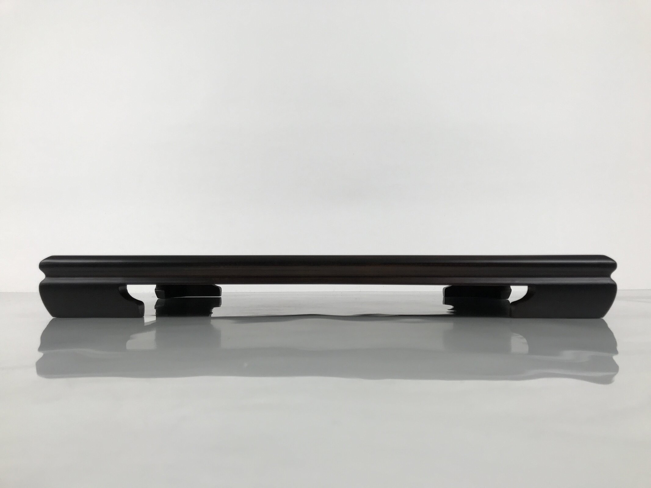 Japanese Brushed Lacquer Wooden Flower Vase Stand Vtg Kadai Ikebana Bonsai WT584