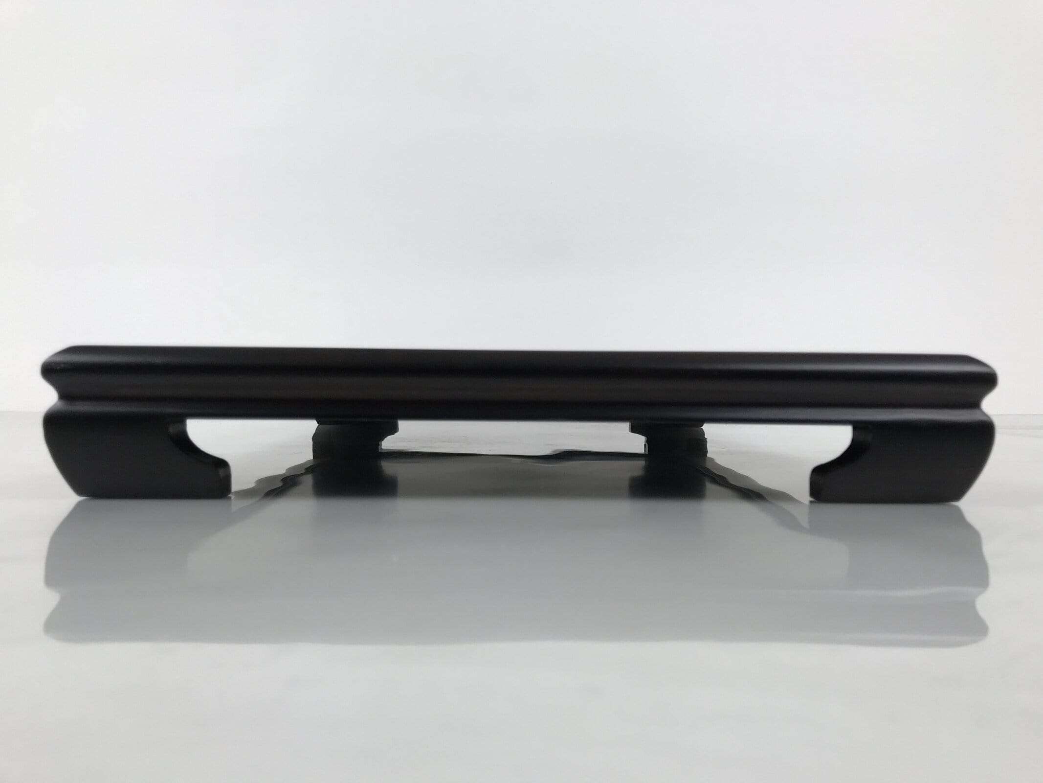 Japanese Brushed Lacquer Wooden Flower Vase Stand Vtg Kadai Ikebana Bonsai WT584