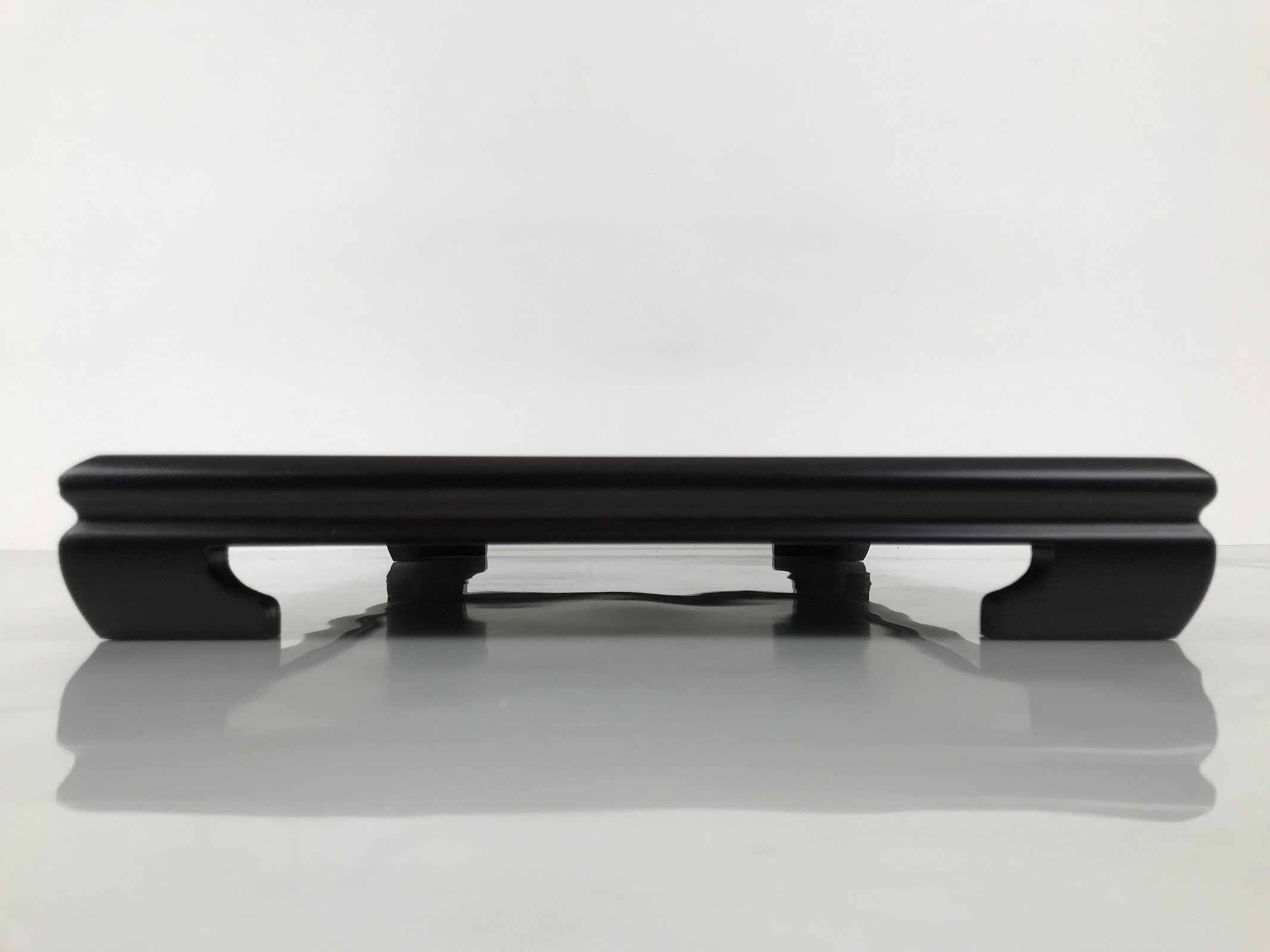 Japanese Brushed Lacquer Wooden Flower Vase Stand Vtg Kadai Ikebana Bonsai WT584