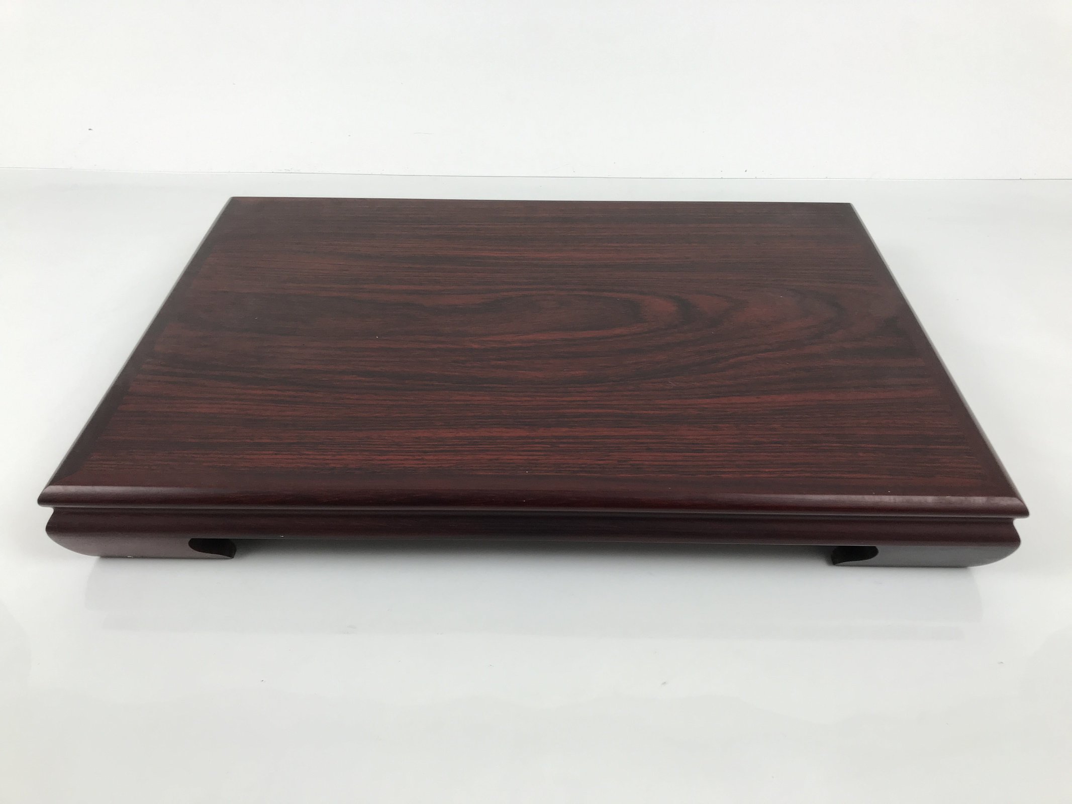 Japanese Brushed Lacquer Wooden Flower Vase Stand Vtg Kadai Ikebana Bonsai WT586