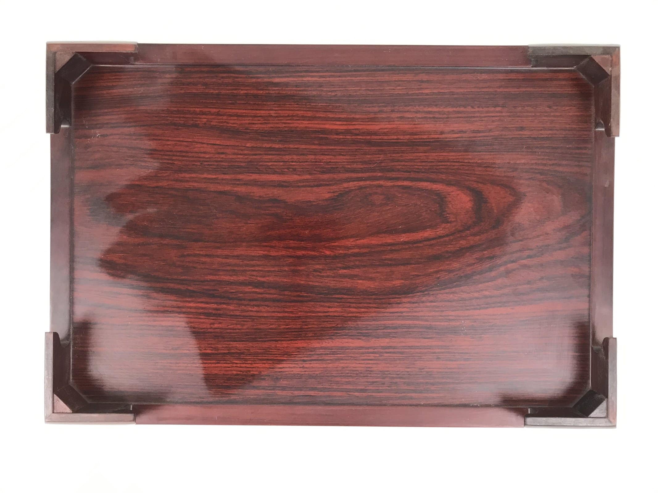 Japanese Brushed Lacquer Wooden Flower Vase Stand Vtg Kadai Ikebana Bonsai WT586