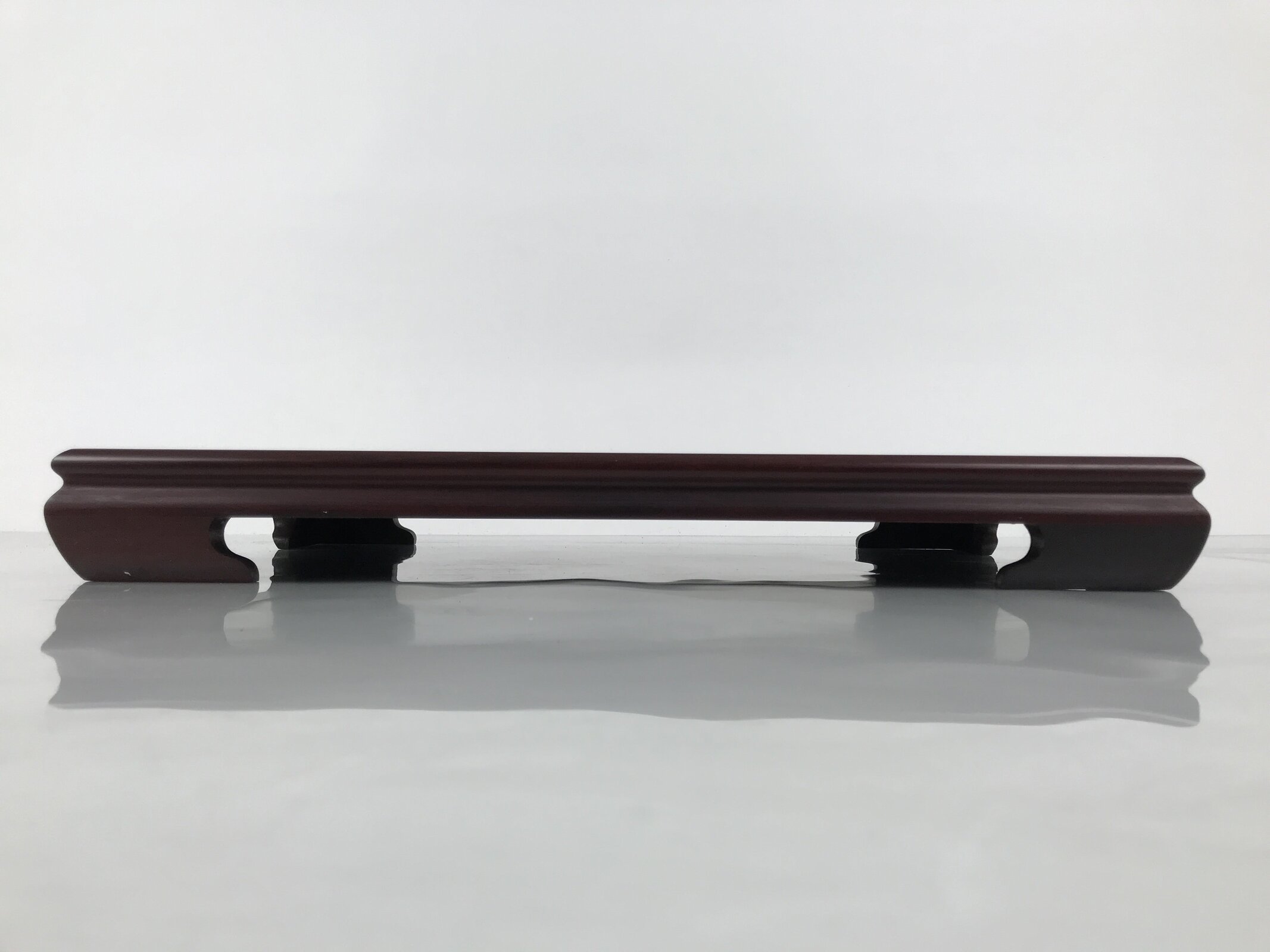 Japanese Brushed Lacquer Wooden Flower Vase Stand Vtg Kadai Ikebana Bonsai WT586