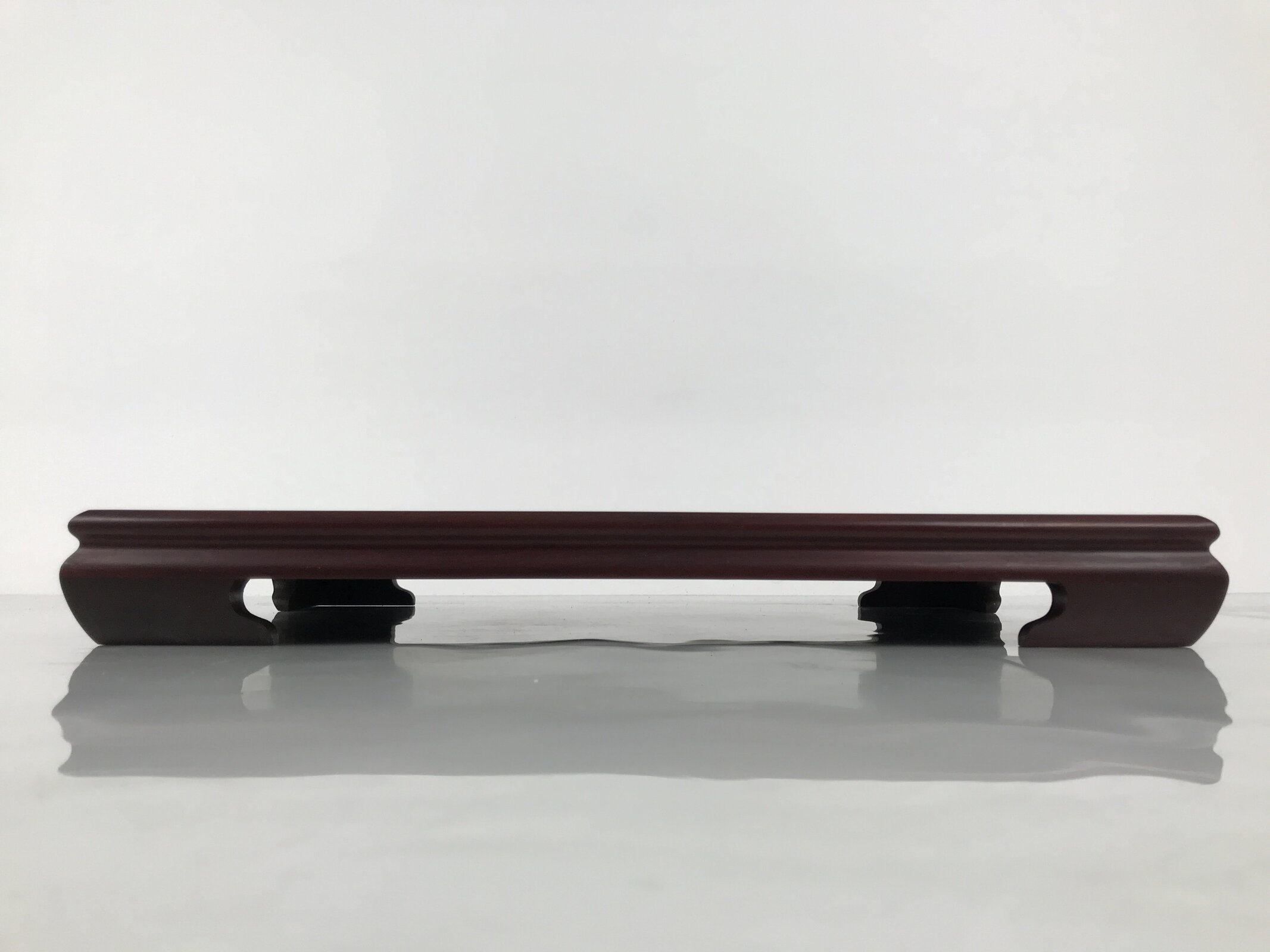 Japanese Brushed Lacquer Wooden Flower Vase Stand Vtg Kadai Ikebana Bonsai WT586