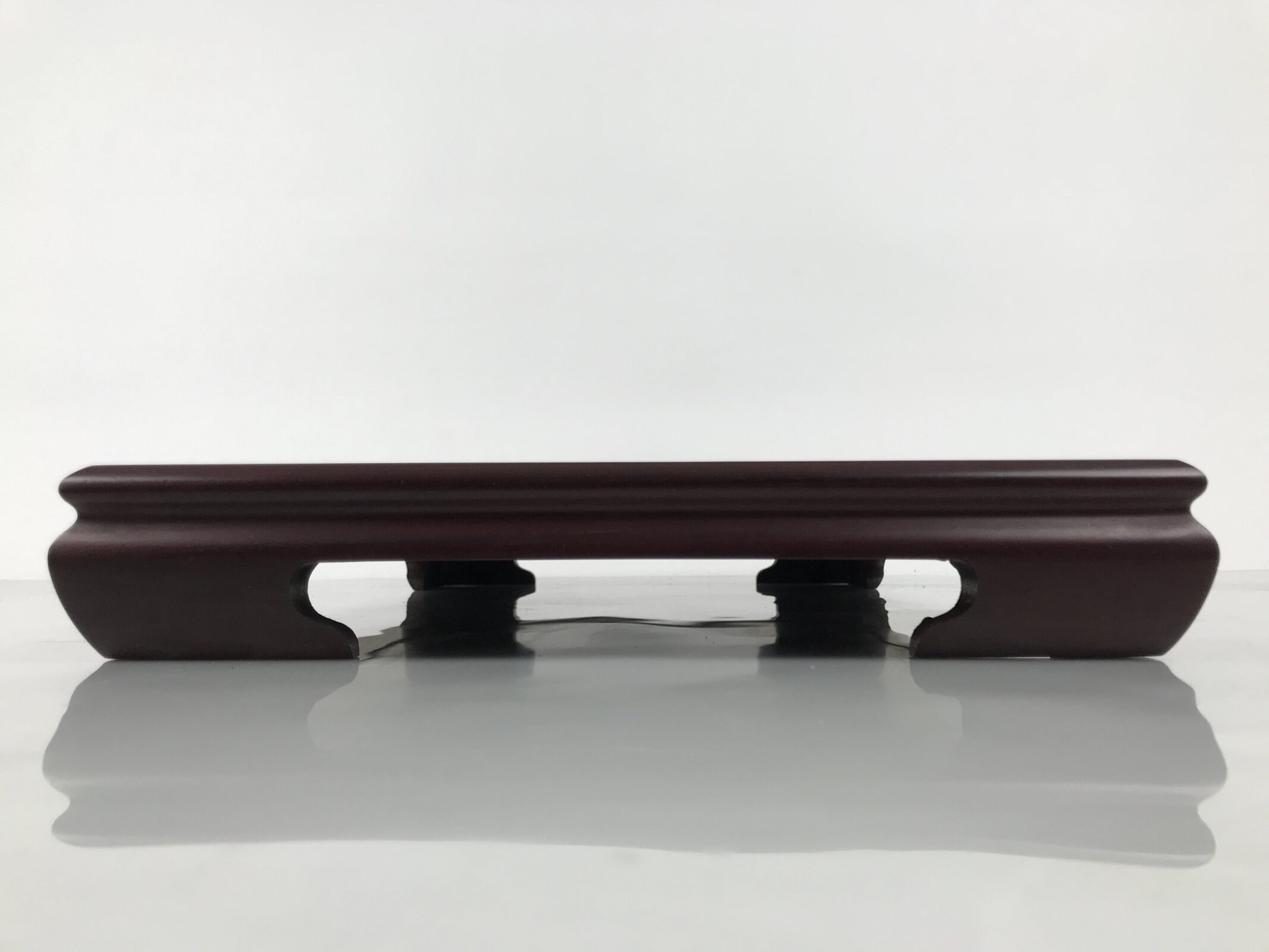 Japanese Brushed Lacquer Wooden Flower Vase Stand Vtg Kadai Ikebana Bonsai WT586