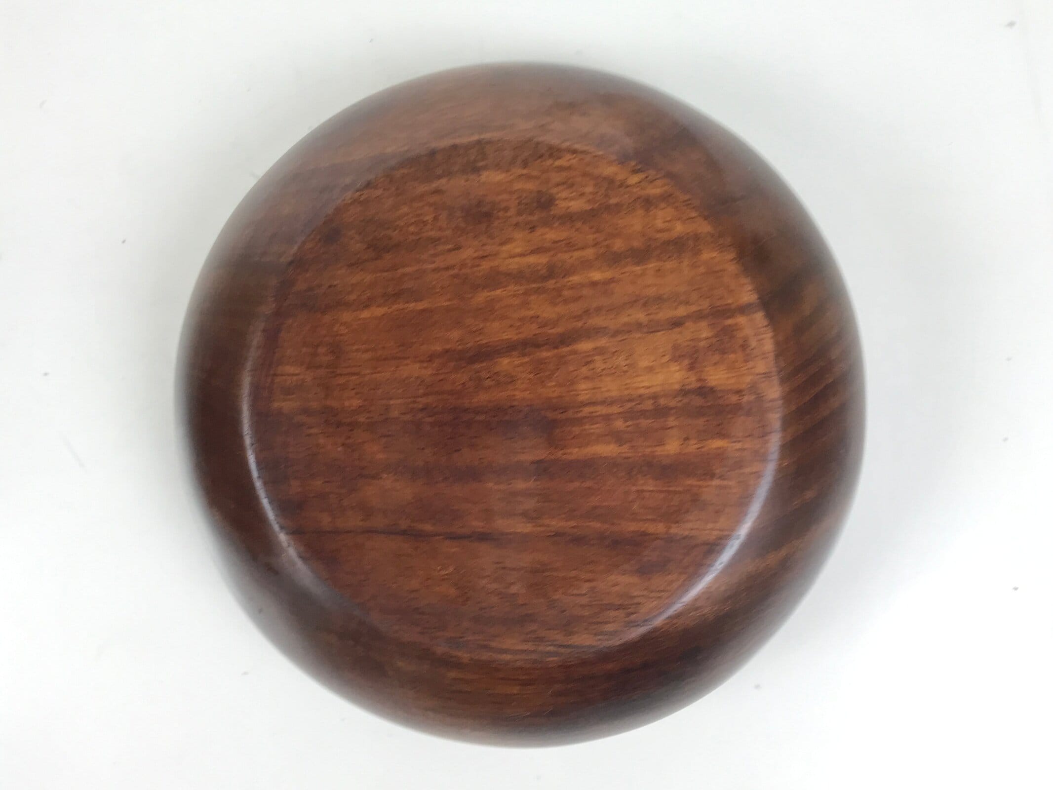 Japanese Brushed Lacquer Wooden Small Bowl Vtg Salad Kobachi Dish Brown L439