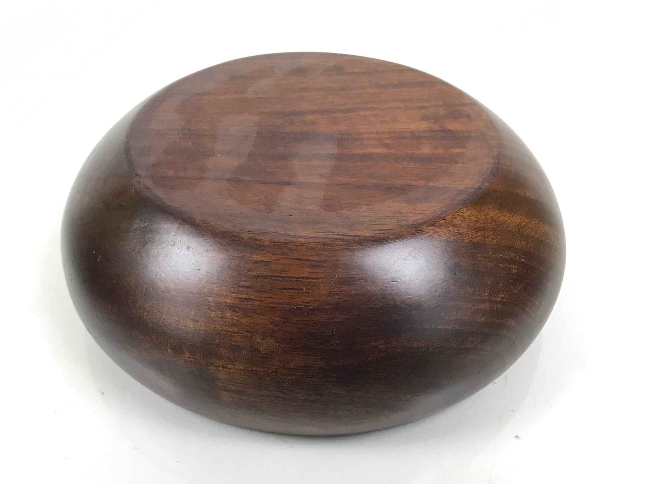 Japanese Brushed Lacquer Wooden Small Bowl Vtg Salad Kobachi Dish Brown L439