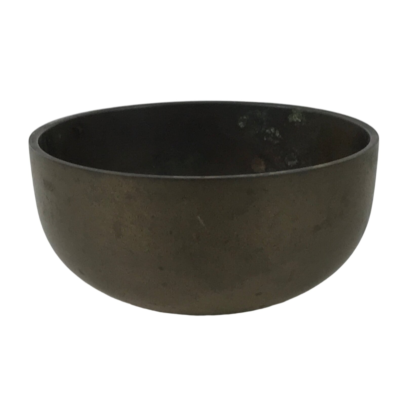 Japanese Buddhist Altar Bronze Metal Orin Bell Singing Bowl Butsugu Brown BA590