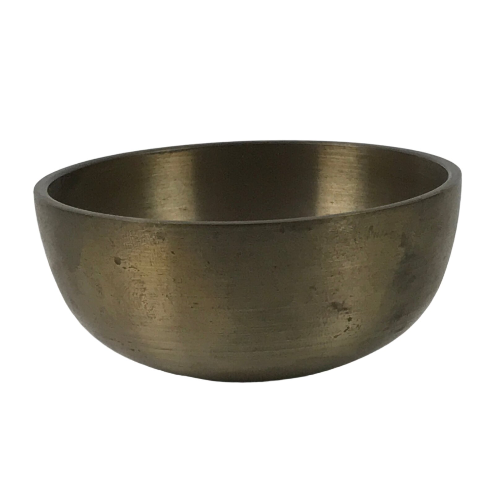 Japanese Buddhist Altar Bronze Metal Orin Bell Singing Bowl Butsugu Brown BA592