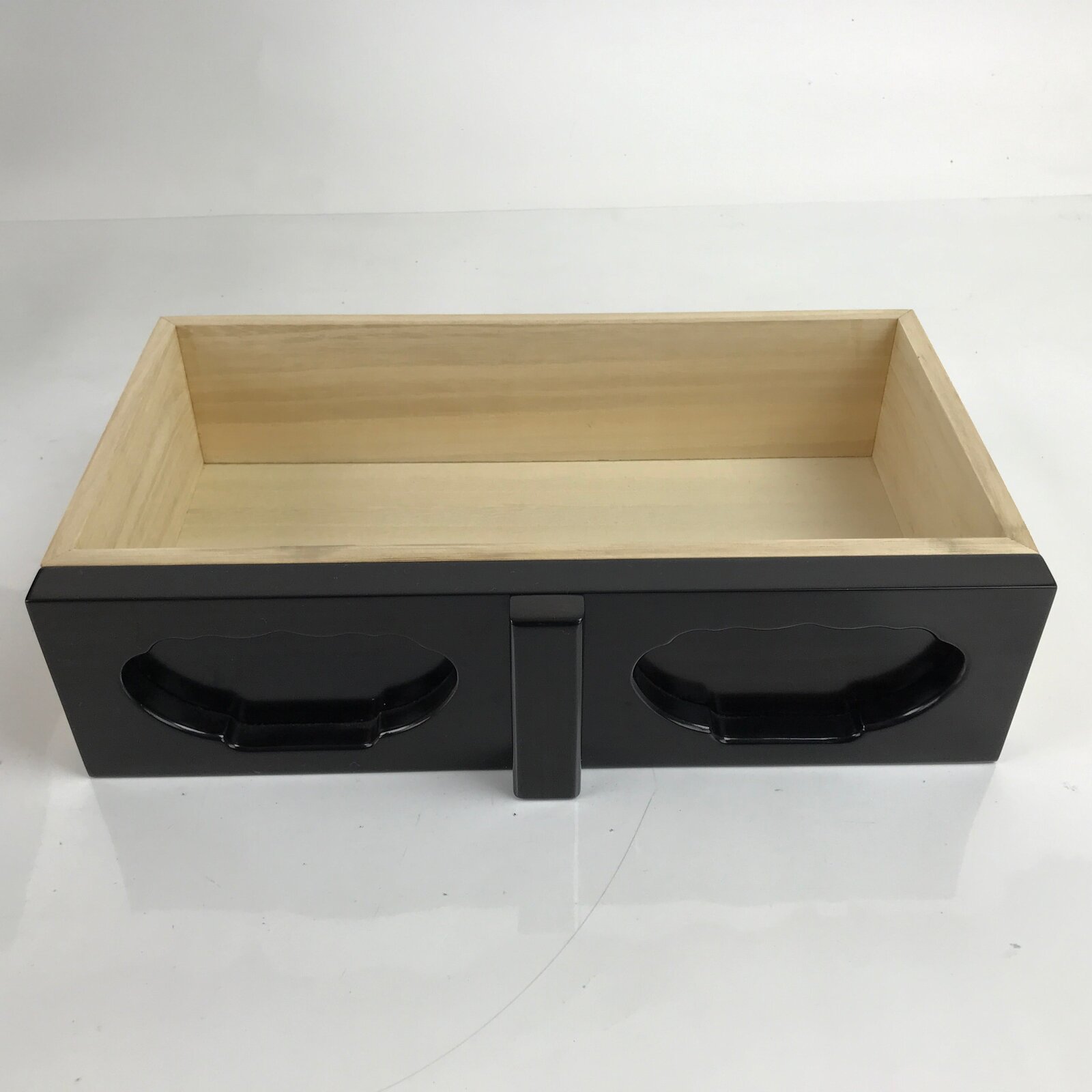 Japanese Buddhist Altar Brushed Lacquer Wood Offering Table Vtg Kyozukue BA373