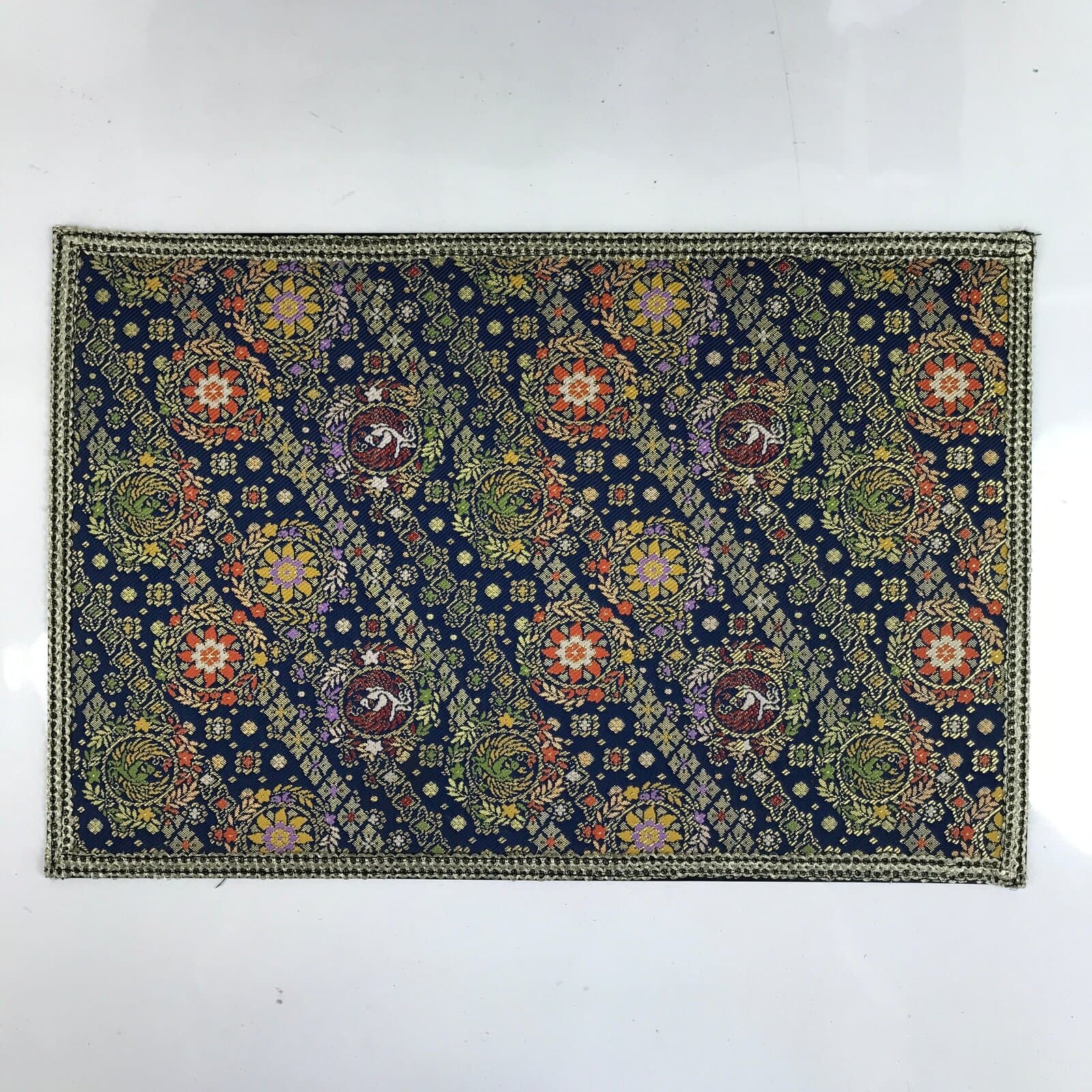 Japanese Buddhist Altar Brushed Lacquer Wood Offering Table Vtg Kyozukue BA373