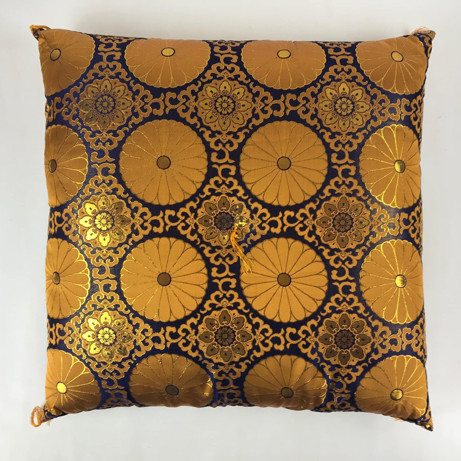 Japanese Buddhist Altar Doushi Zabuton Floor Pillow Temple Cushion Gold BA200