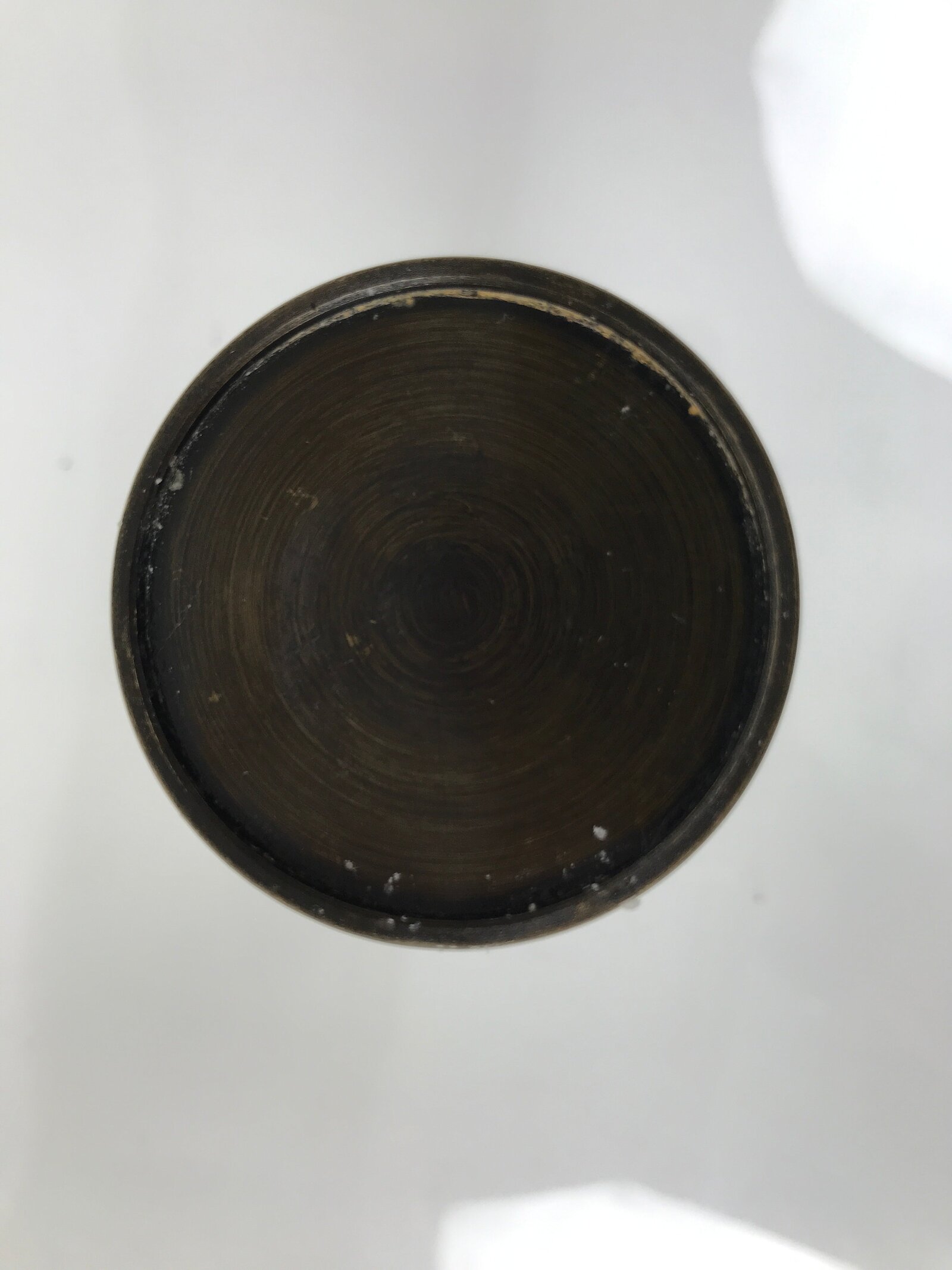 Japanese Buddhist Altar Fitting Brass Candle Stand Vtg Metal Shokudai Gold BA774