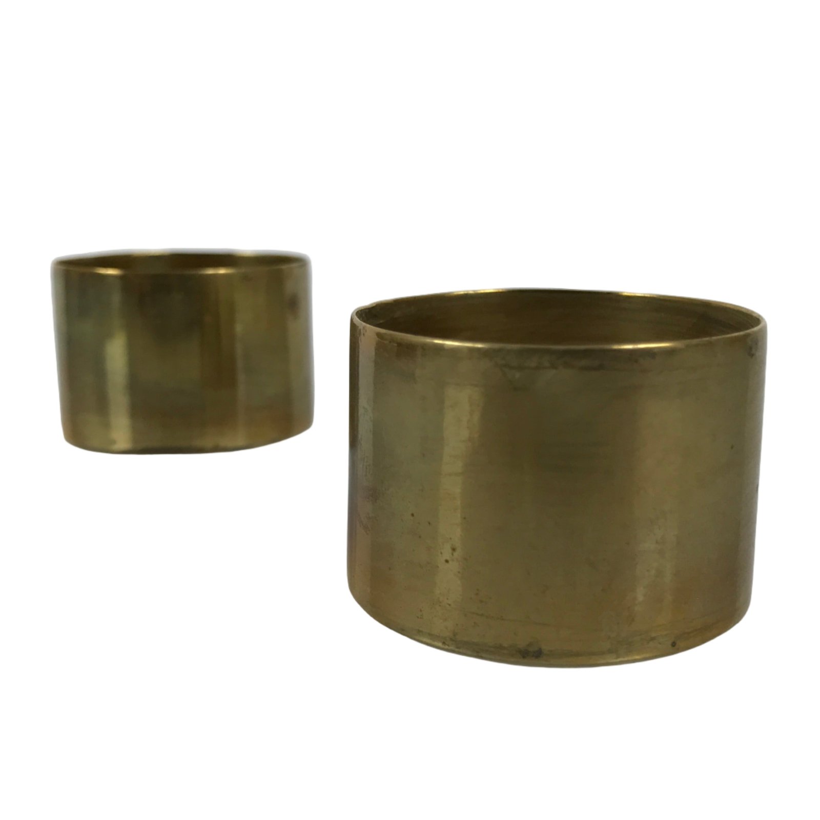 Japanese Buddhist Altar Fitting Brass Hanging Lantern Rinto 2pc Spare Part BA808