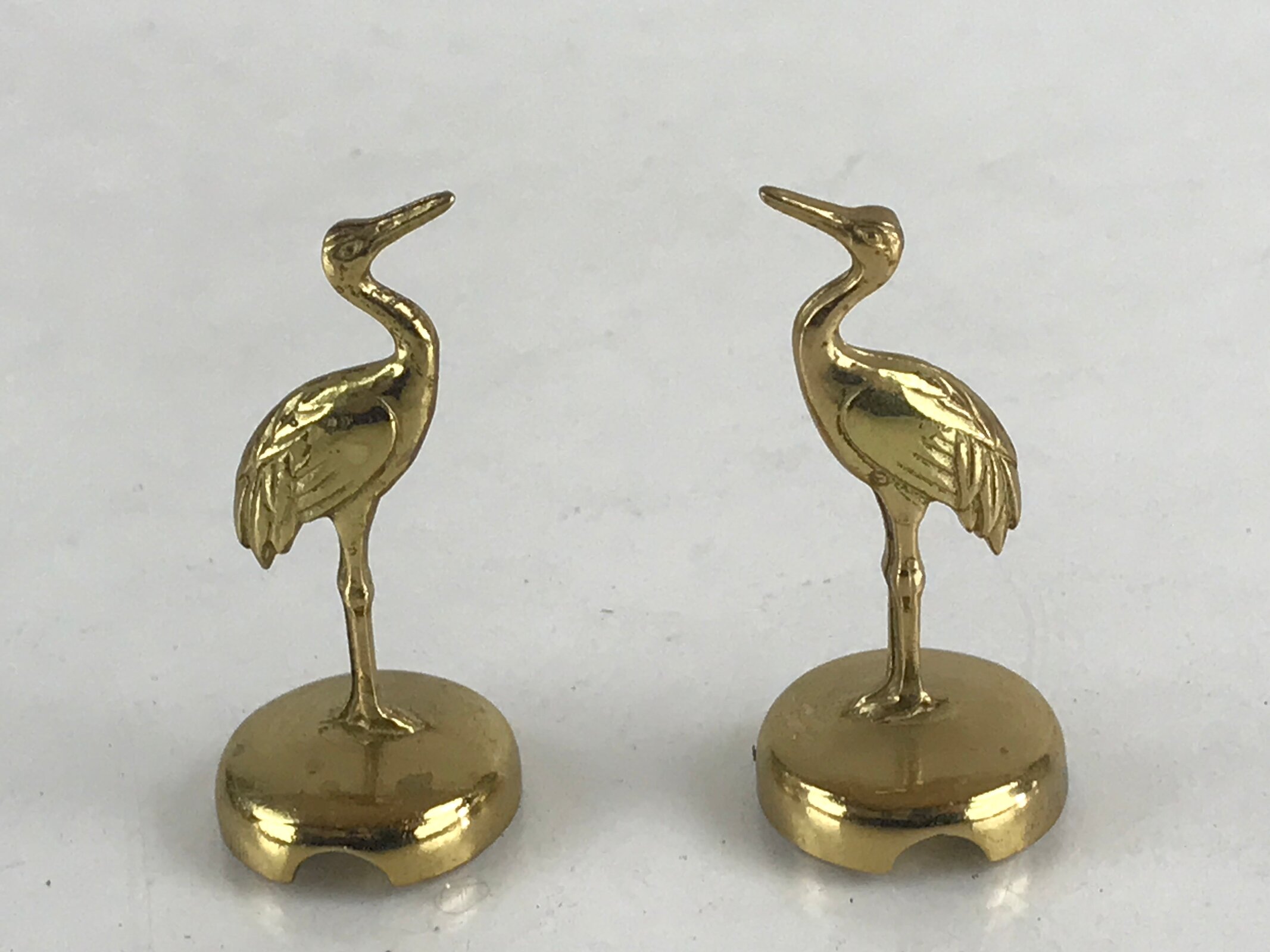 Japanese Buddhist Altar Fitting Brass Hanging Lantern Rinto Vtg Butsudan Gold BU