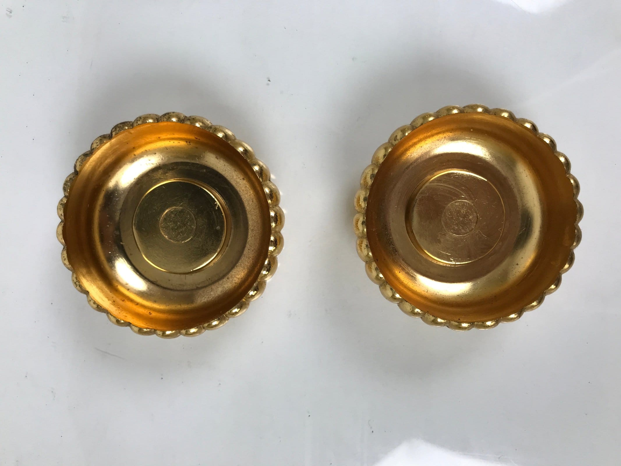 Japanese Buddhist Altar Fitting Brass Hanging Rinto Lantern Butsudan Gold BA840