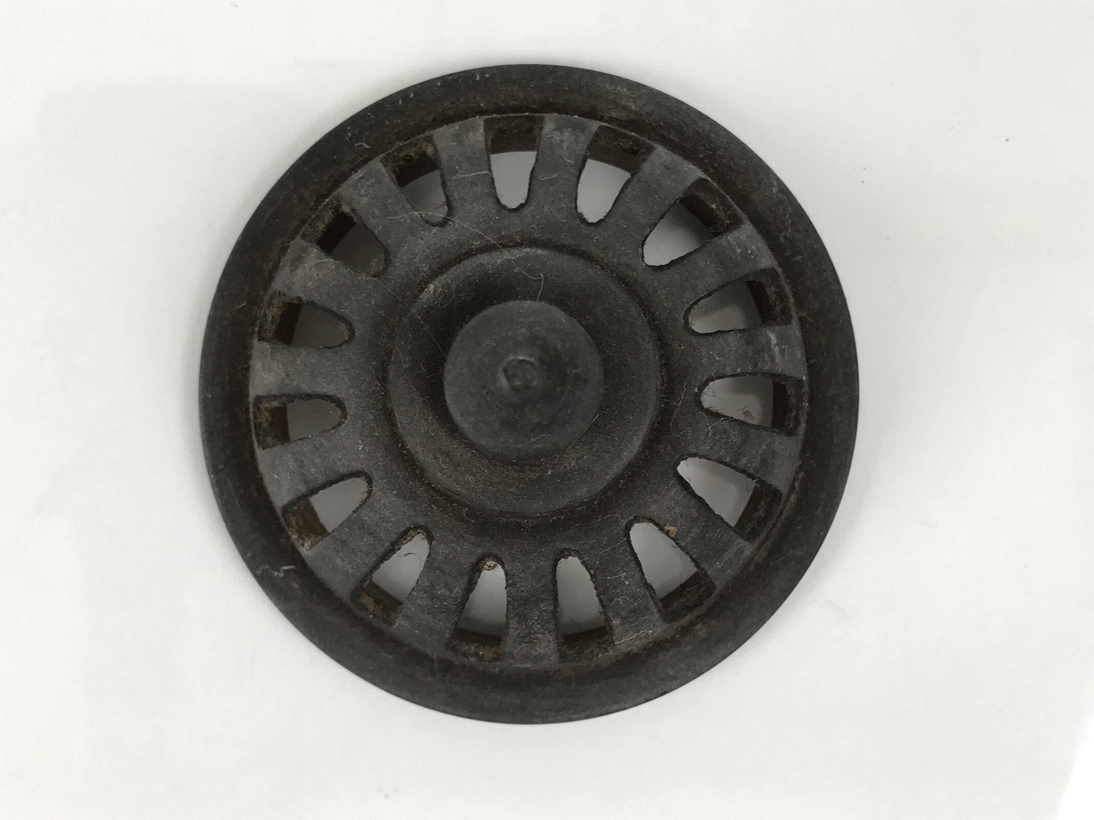 Japanese Buddhist Altar Fitting Brass Lidded Incense Burner Vtg Koro Brown BA868