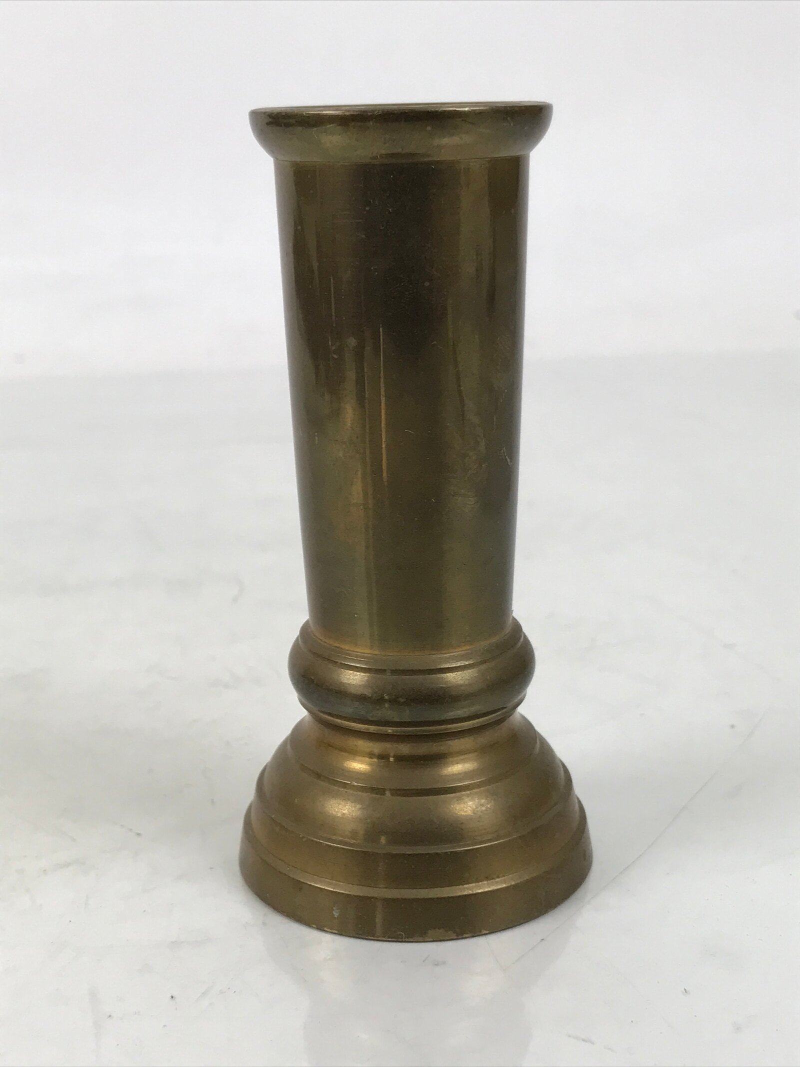 Japanese Buddhist Altar Fitting Brass Metal Incense Holder Vtg Senkousashi BA730