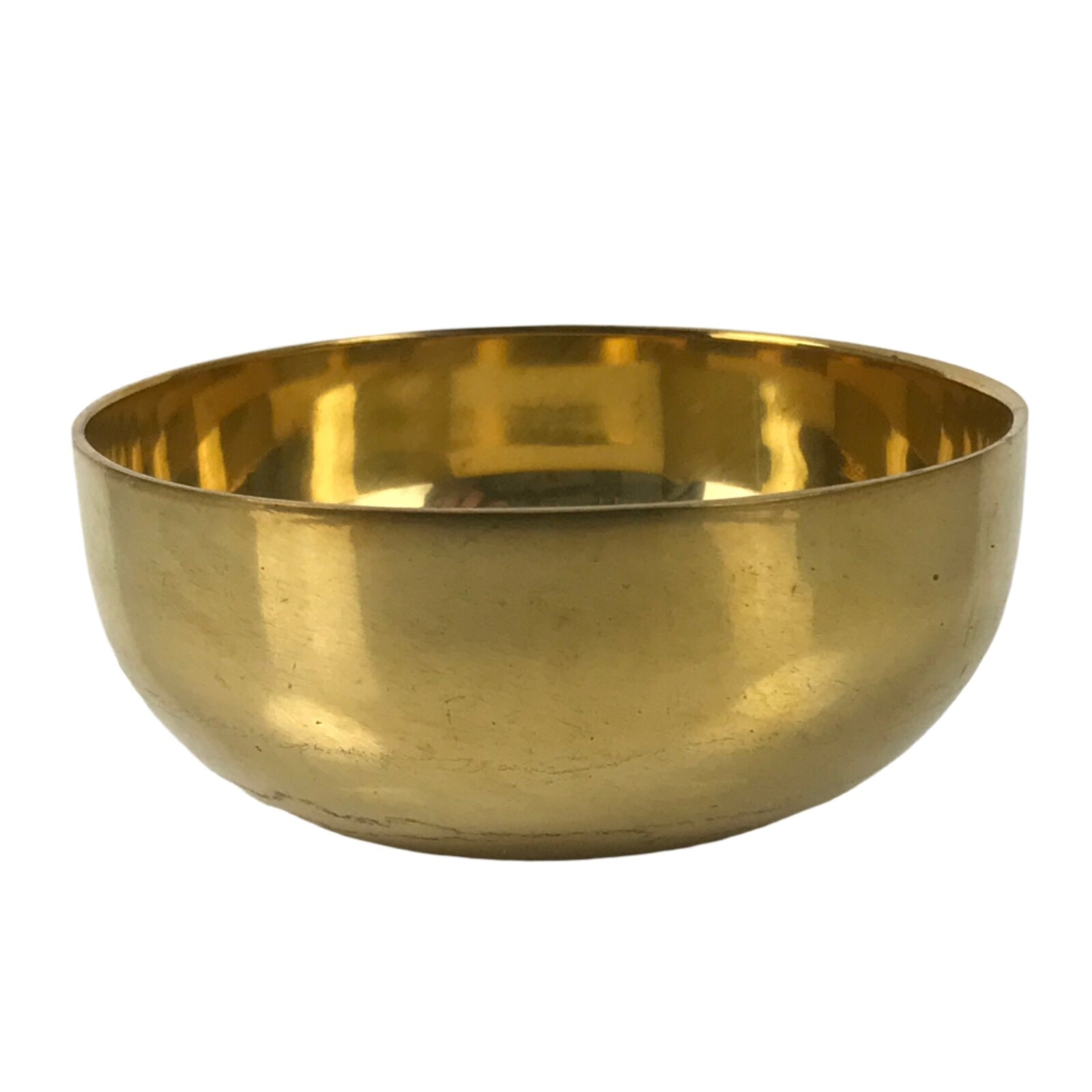 Japanese Buddhist Altar Fitting Brass Metal Orin Bell Singing Bowl Butsugu BA594