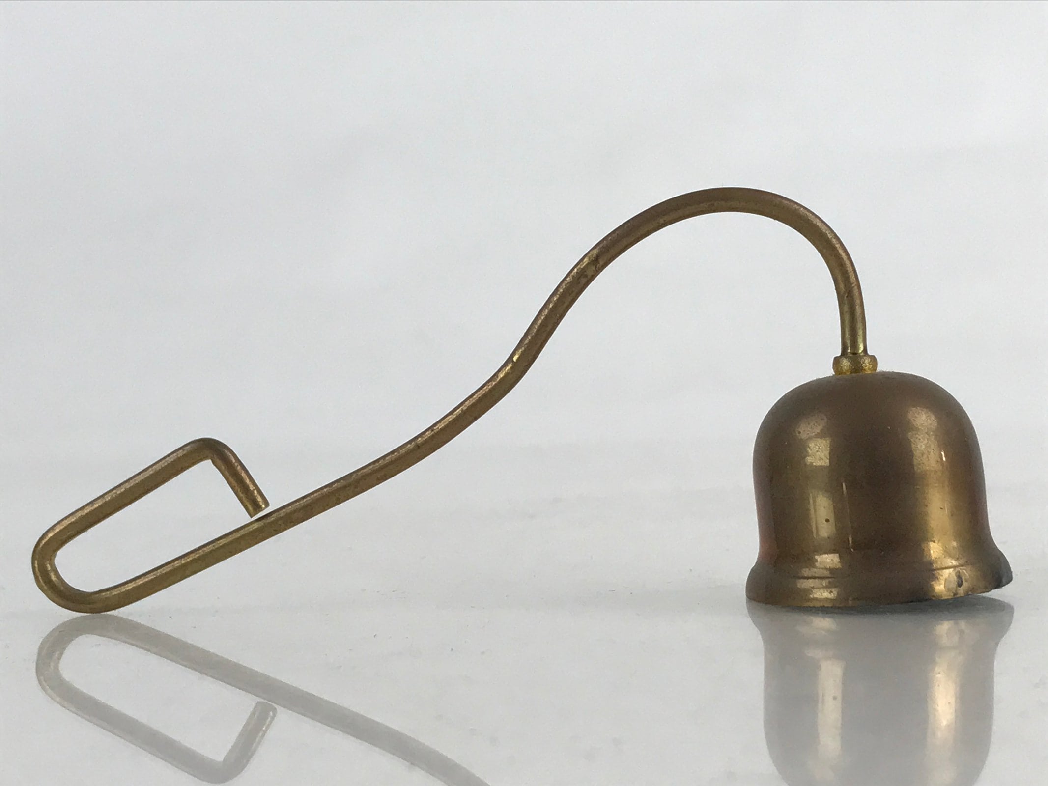 Japanese Buddhist Altar Fitting Candle Snuffer Vtg Metal Butsudan Butsugu BU895