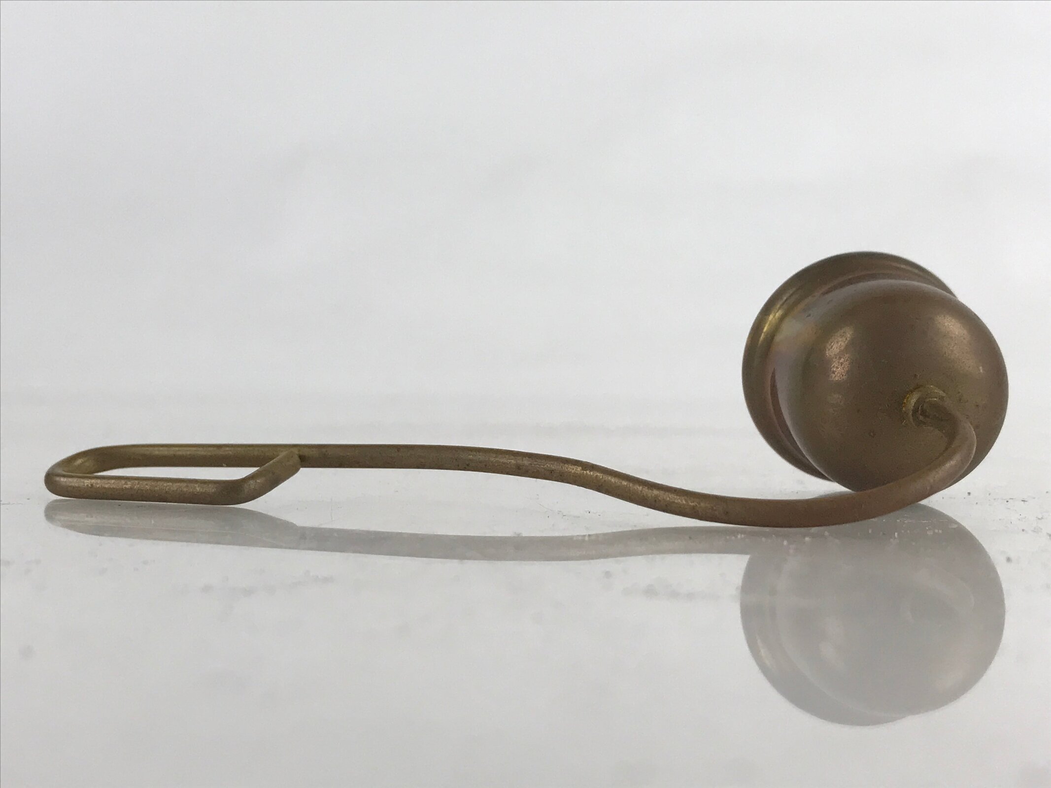 Japanese Buddhist Altar Fitting Candle Snuffer Vtg Metal Butsudan Butsugu BU895